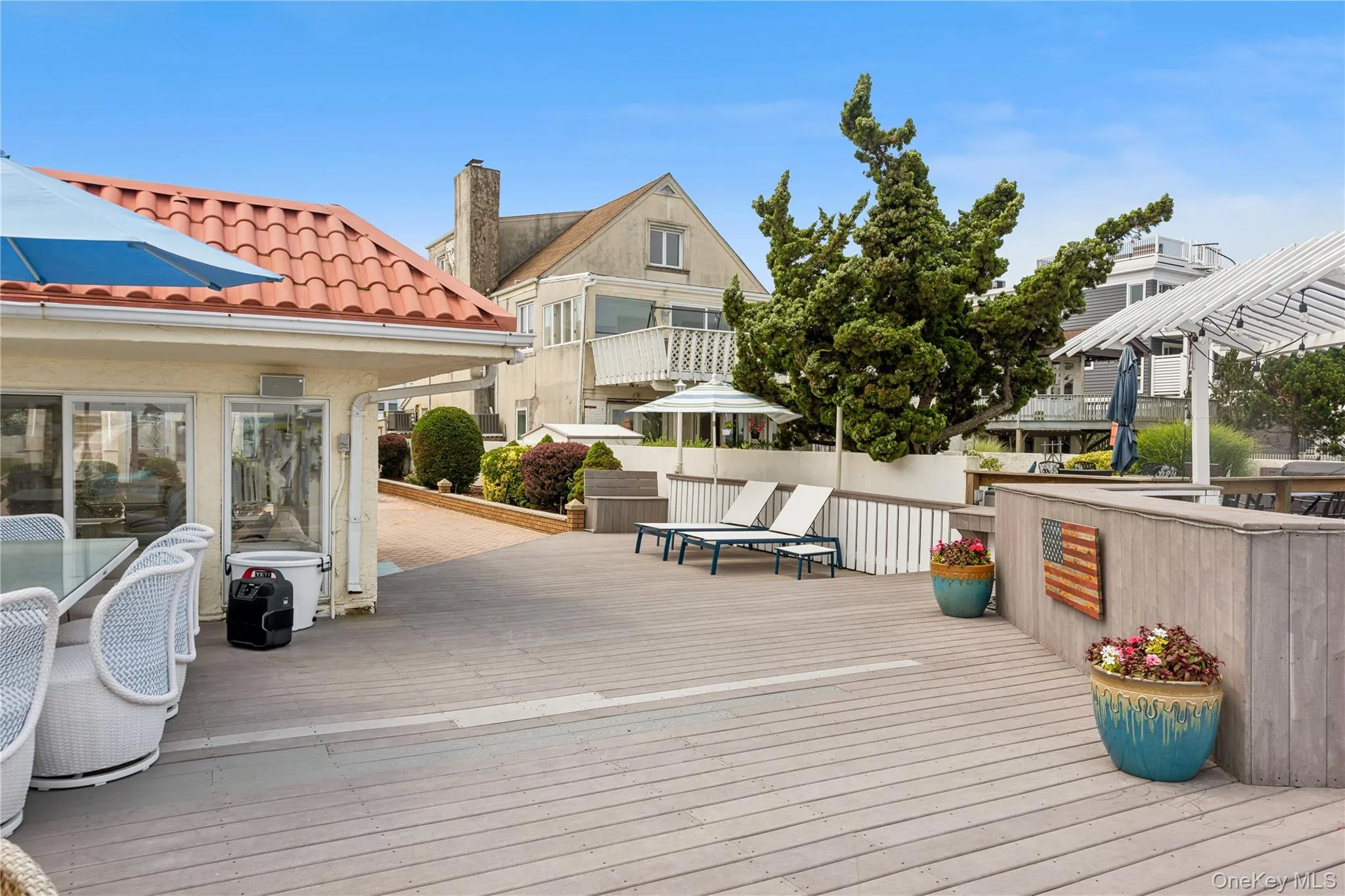View of wooden terrace View of wooden terrace