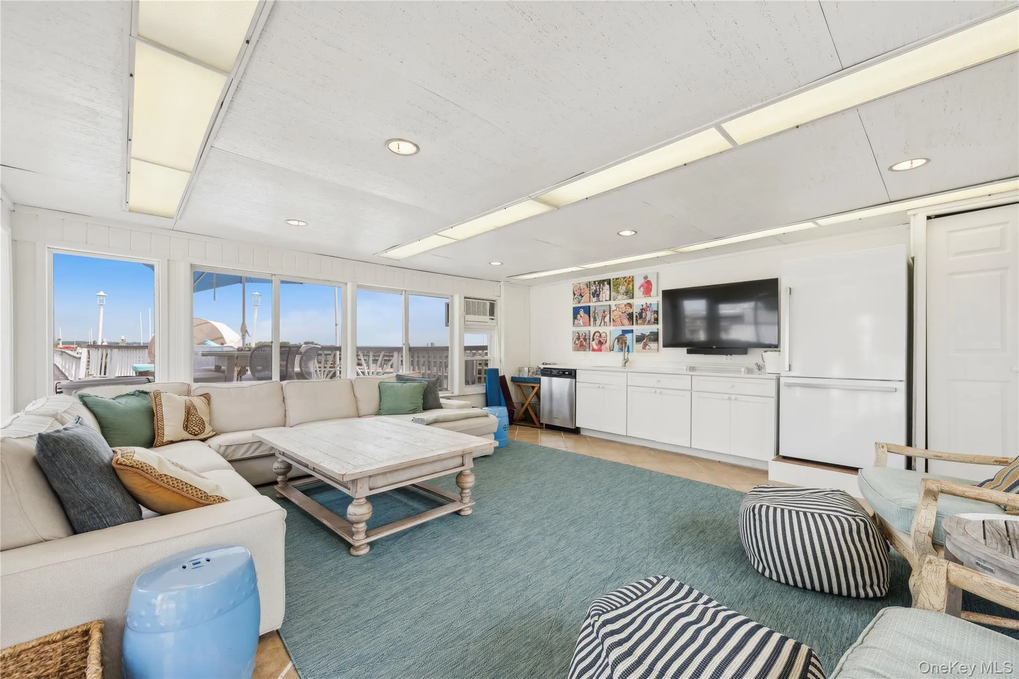 Living room with a wealth of natural light Living room with a wealth of natural light