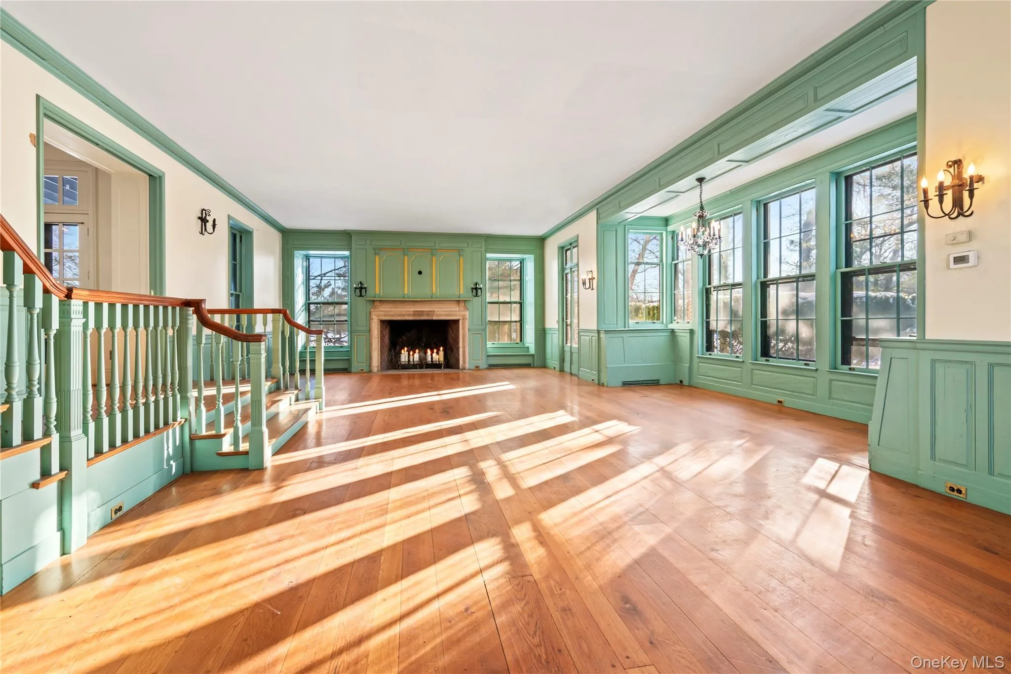 Elegant Living Room | Hardwood Floors Throughout | Woodburning Fireplace Elegant Living Room | Hardwood Floors Throughout | Woodburning Fireplace