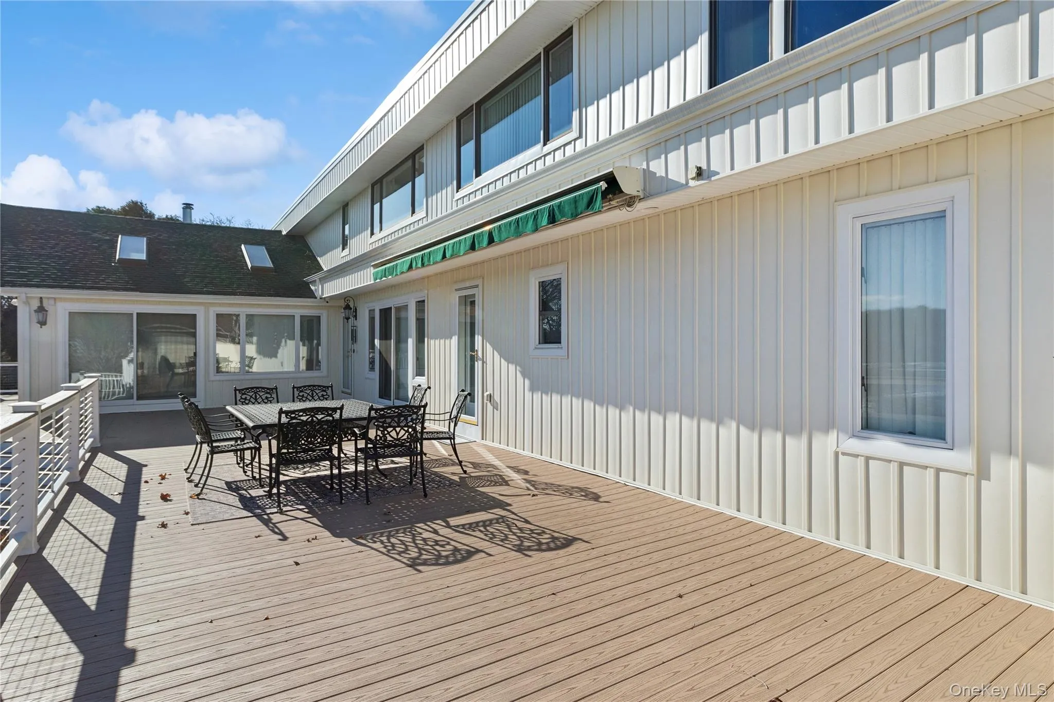 View of wooden terrace View of wooden terrace