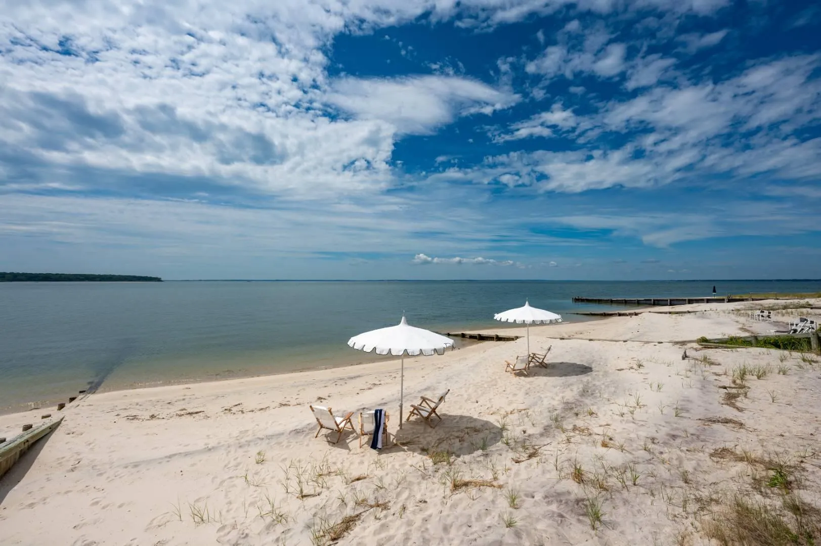 Property view of water with a beach view Property view of water with a beach view