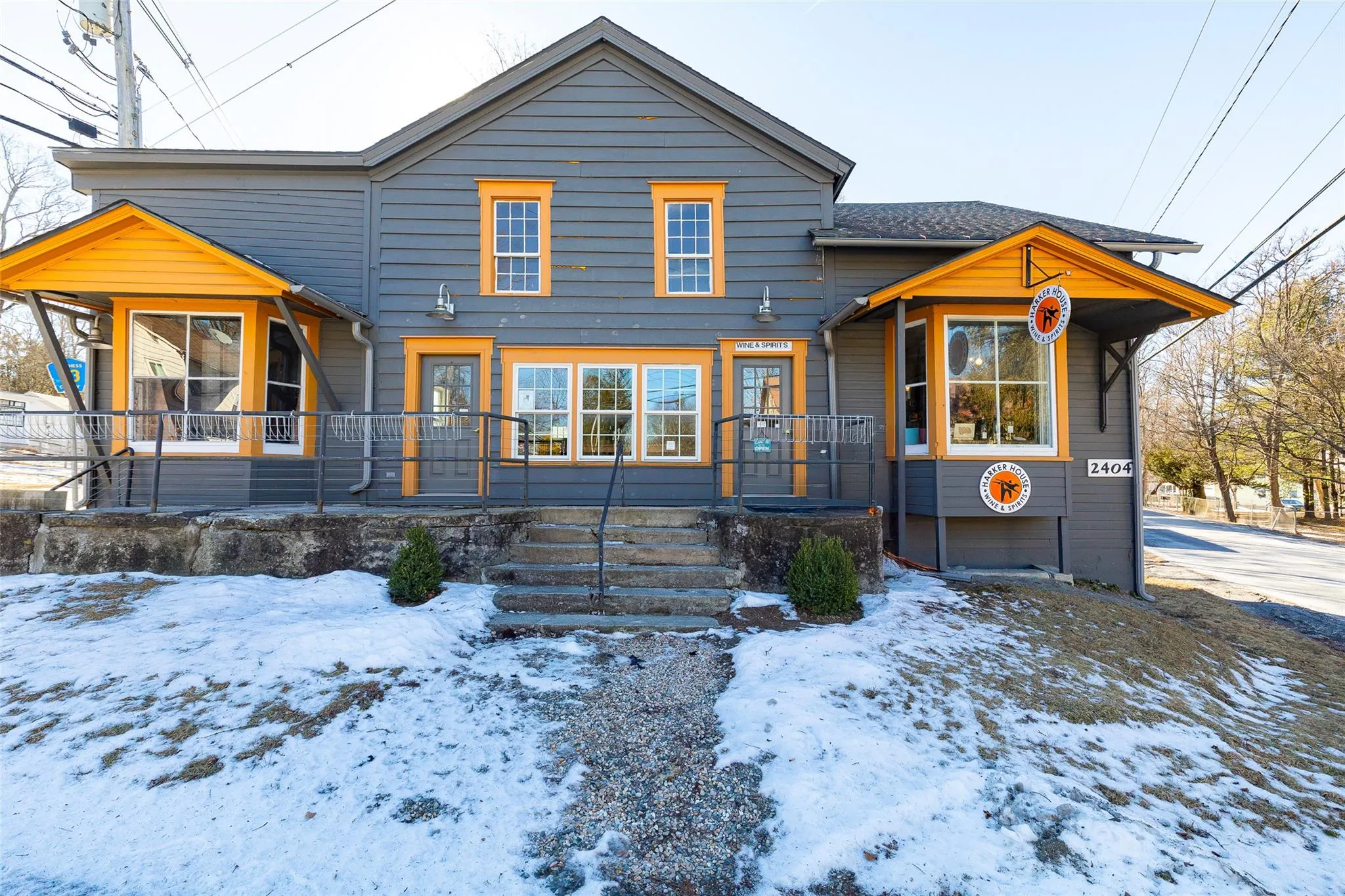 Harker House Wine and Spirits on lower level Harker House Wine and Spirits on lower level