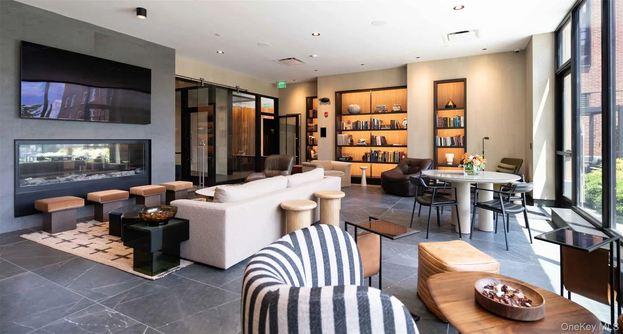 View of library lounge View of library lounge