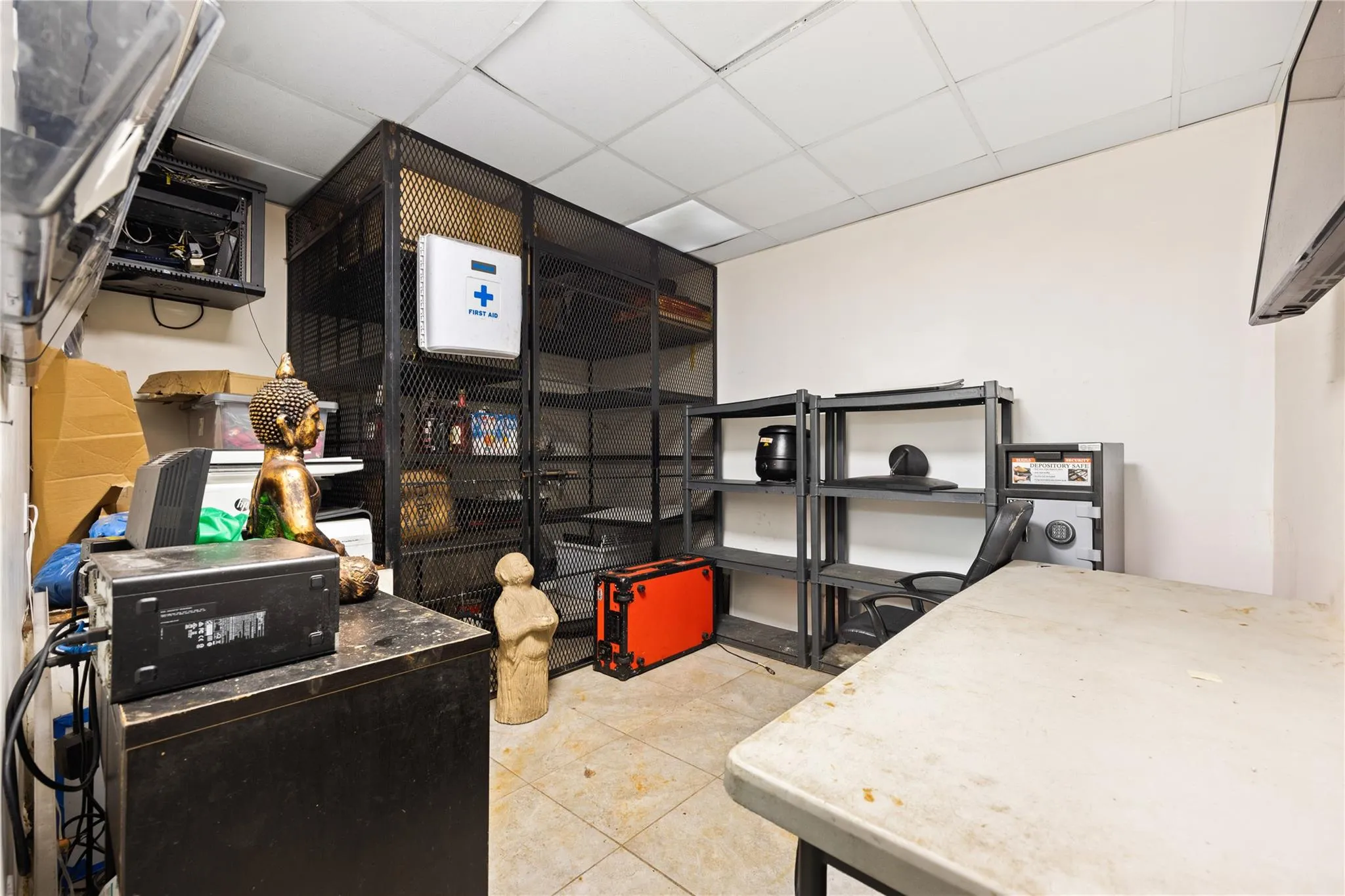 View of storage area View of storage area