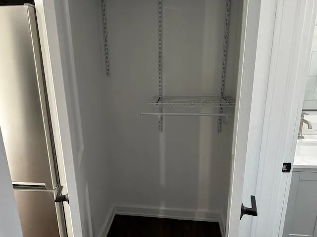 Spacious closet Spacious closet