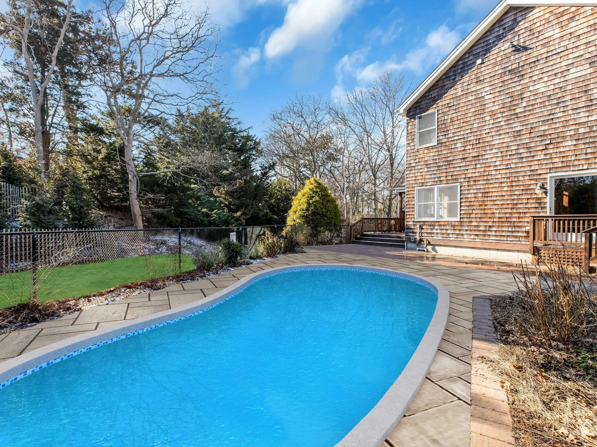 View of swimming pool with a deck View of swimming pool with a deck