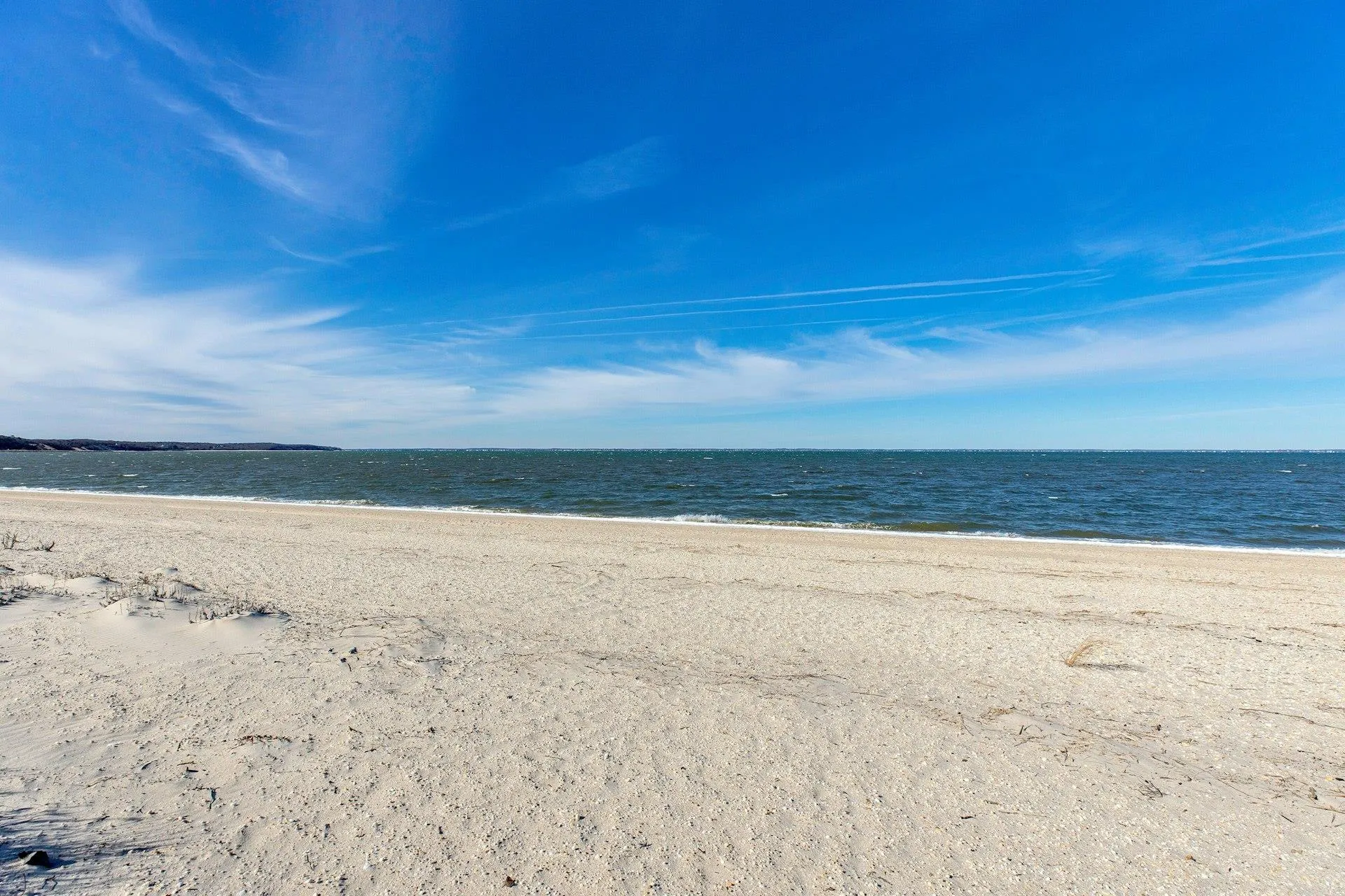 Water view with a beach view Water view with a beach view