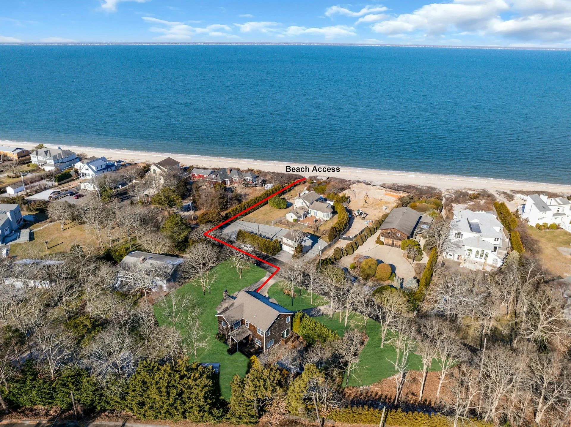 Bird's eye view with a water view and a view of the beach Bird's eye view with a water view and a view of the beach