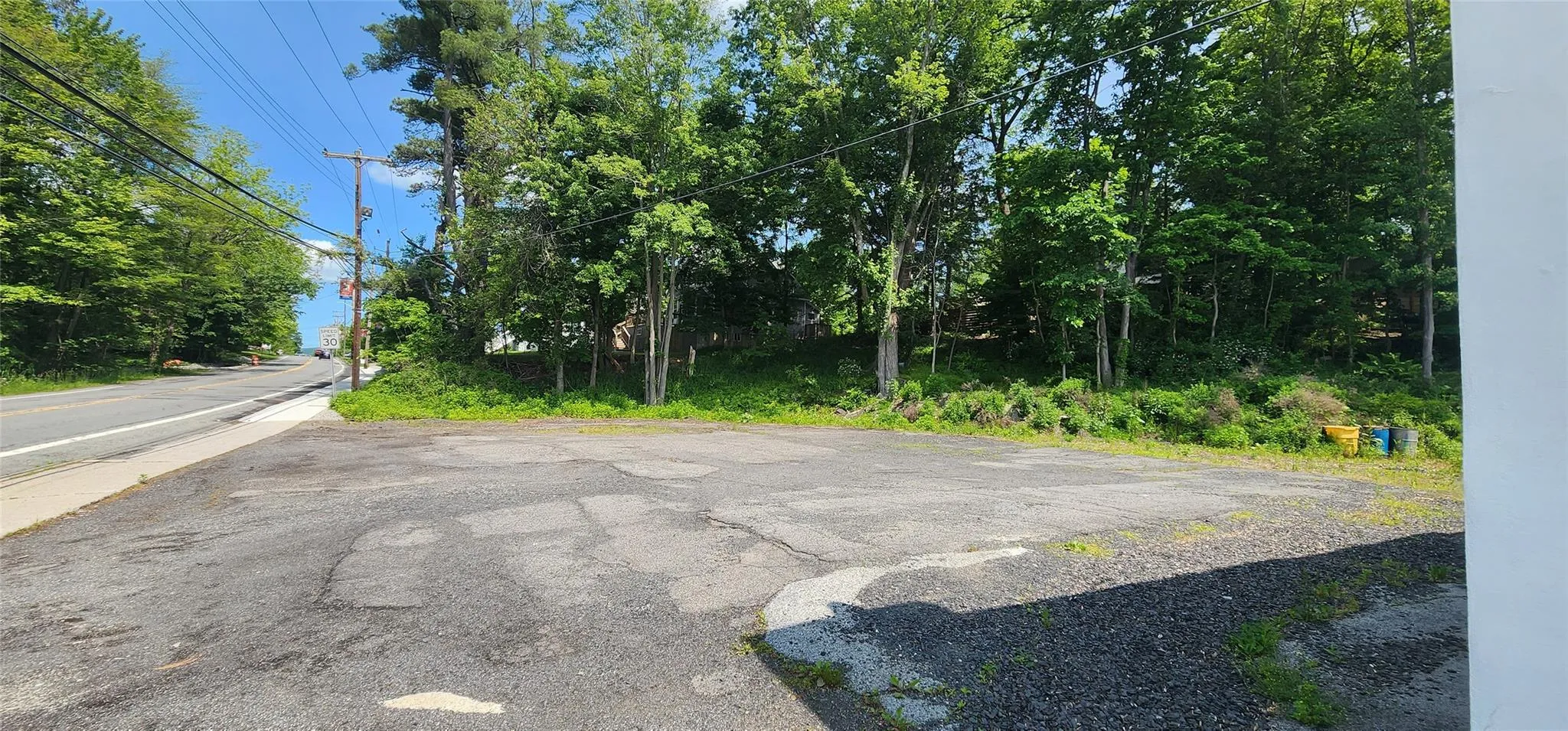 View of asphalt road View of asphalt road