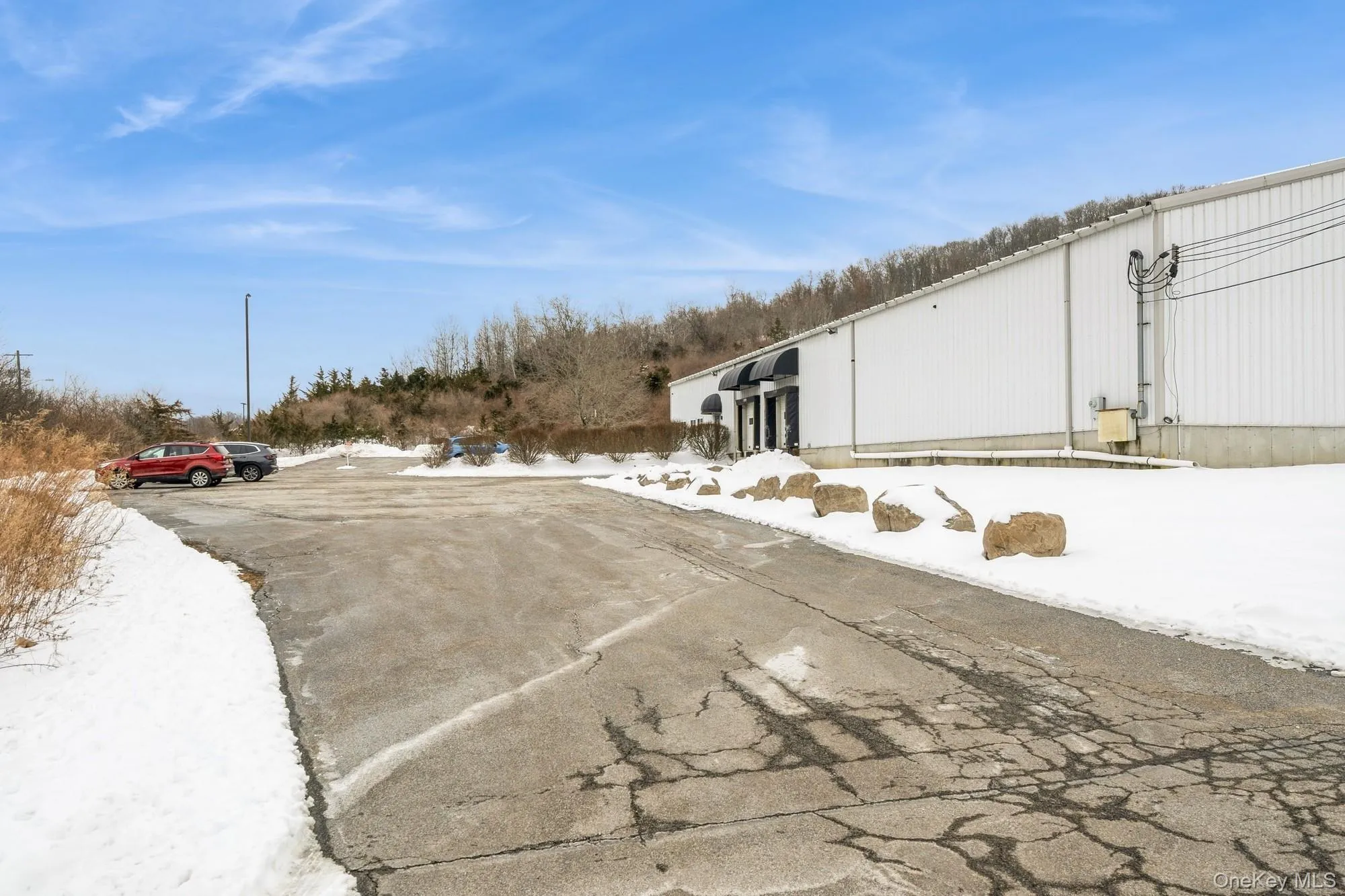 View of entry and parking area View of entry and parking area