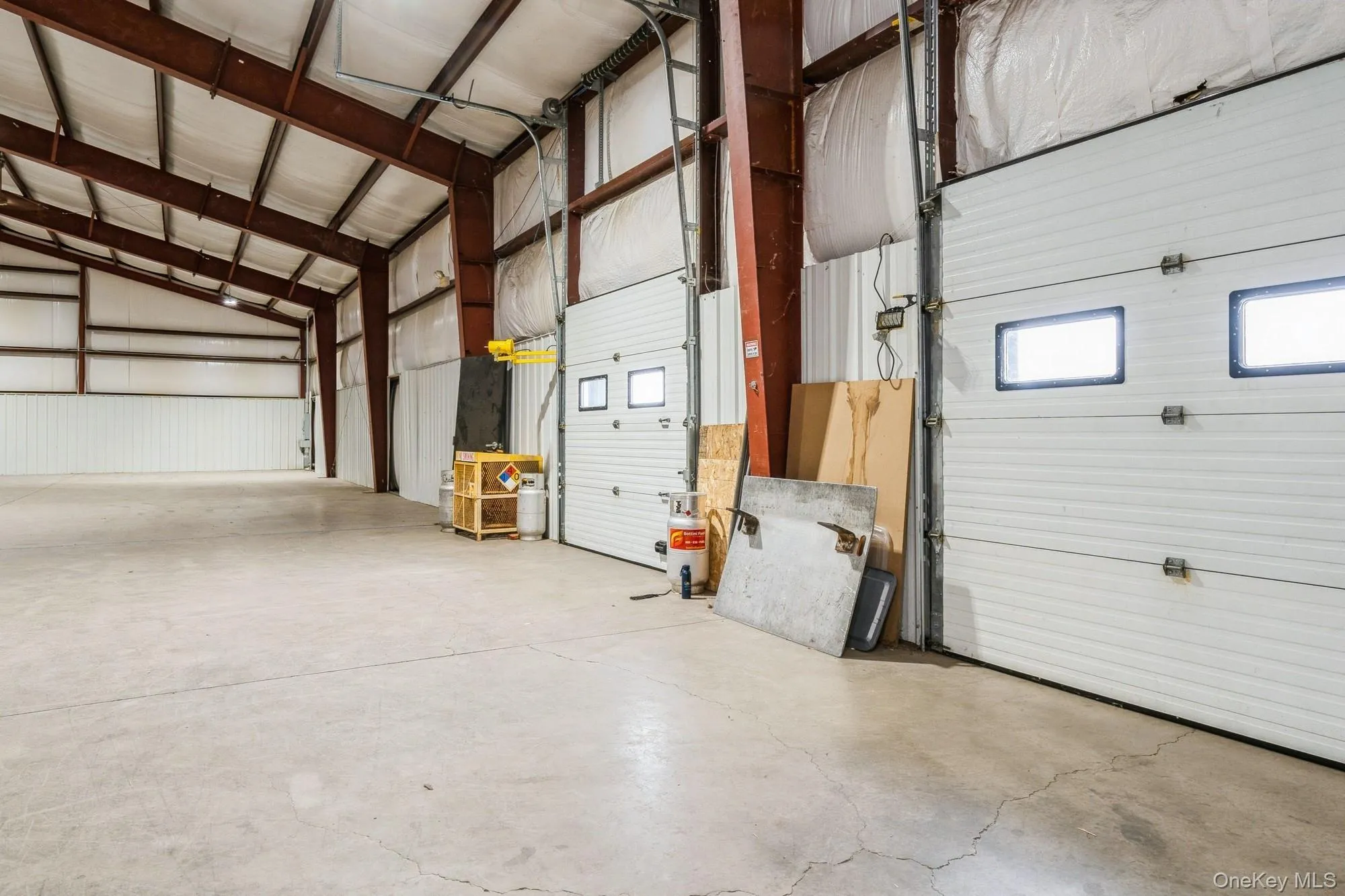 Interior view of loading docks/ overhead doors Interior view of loading docks/ overhead doors