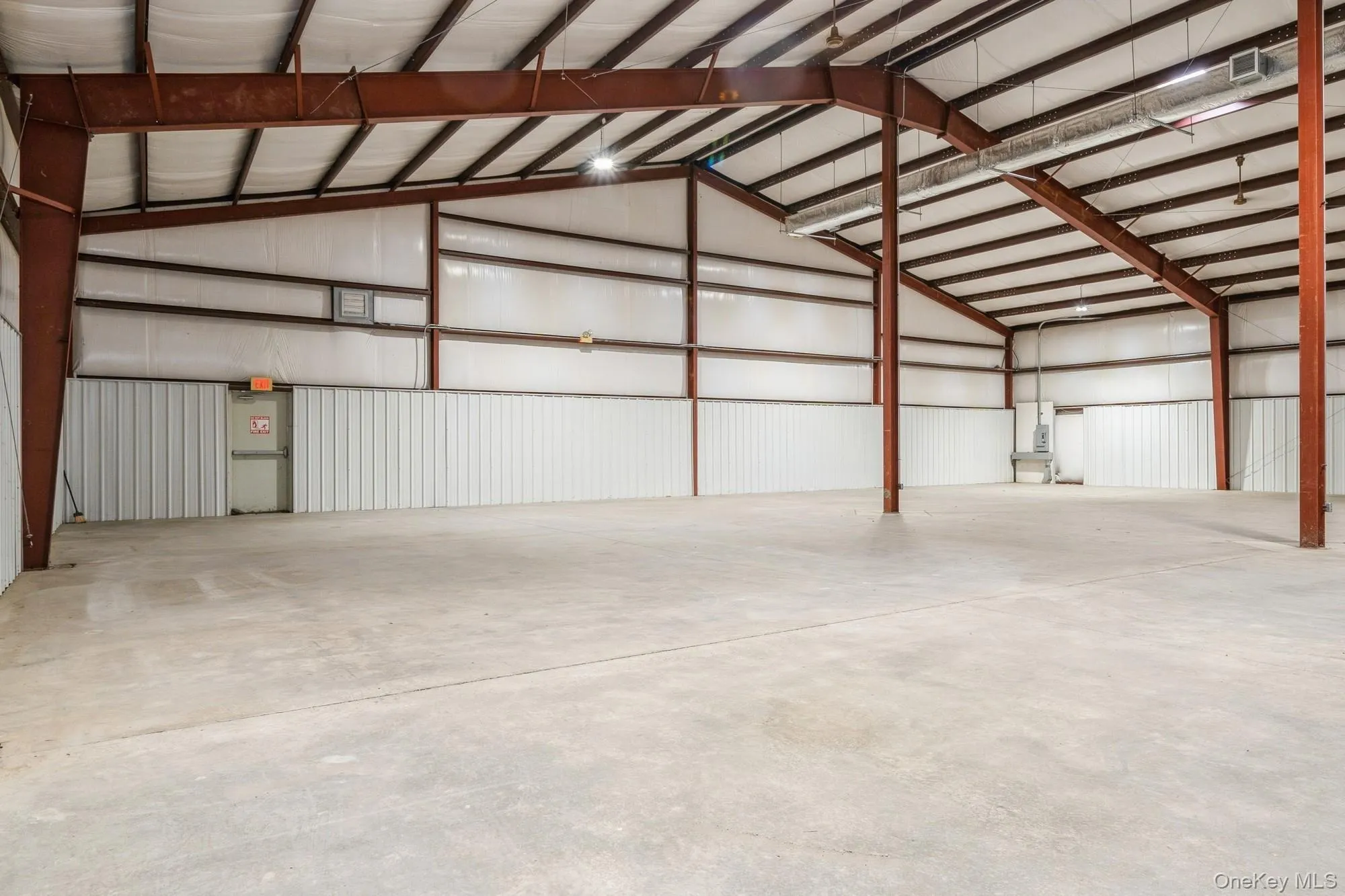 Interior view of warehouse Interior view of warehouse