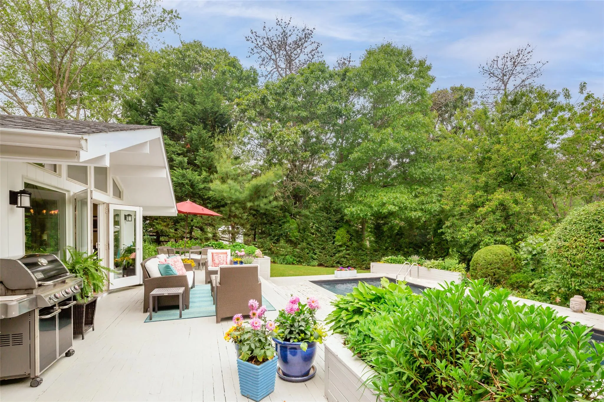 View of patio with an outdoor living space View of patio with an outdoor living space