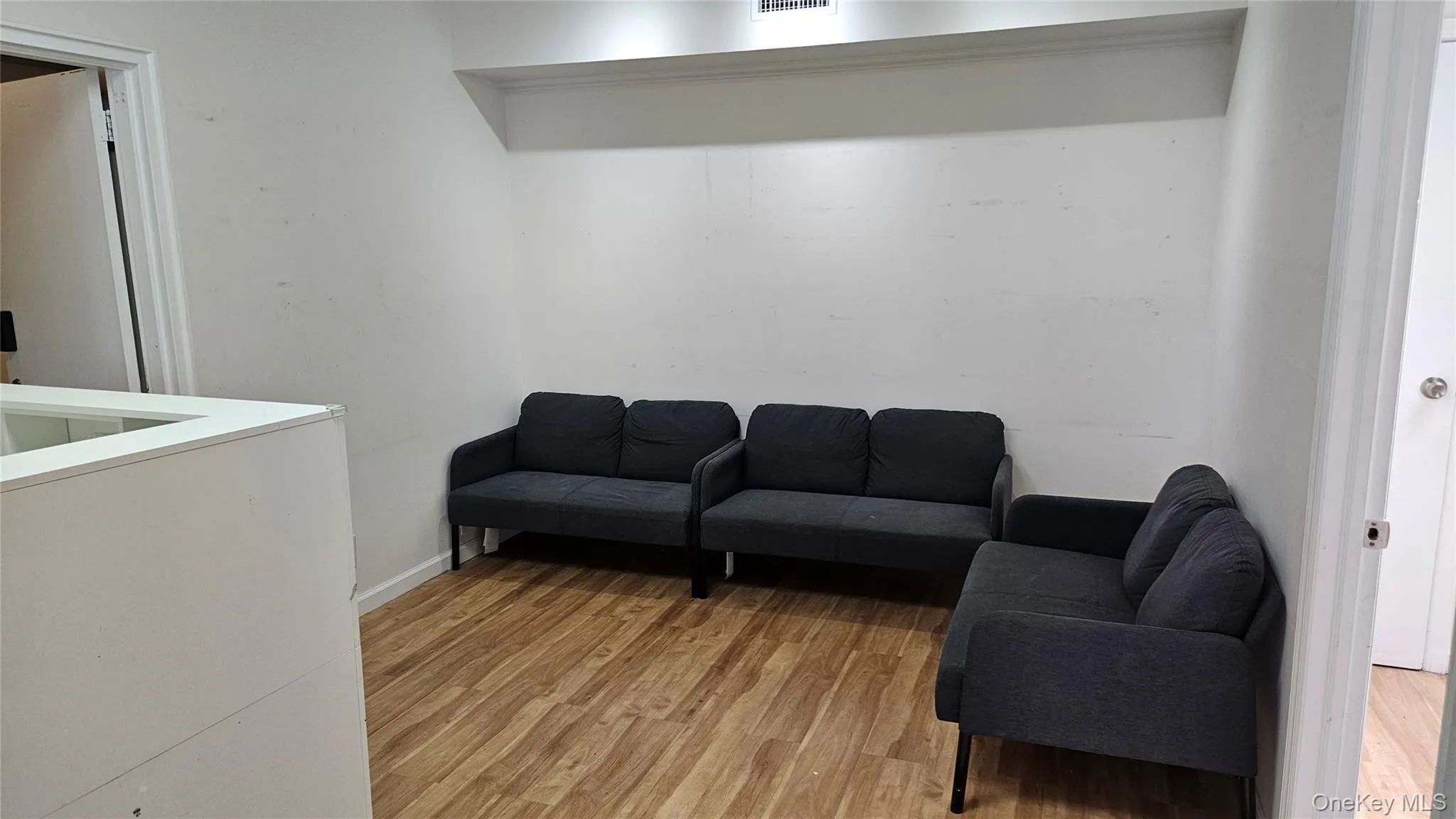 Living room featuring light wood finished floors Living room featuring light wood finished floors