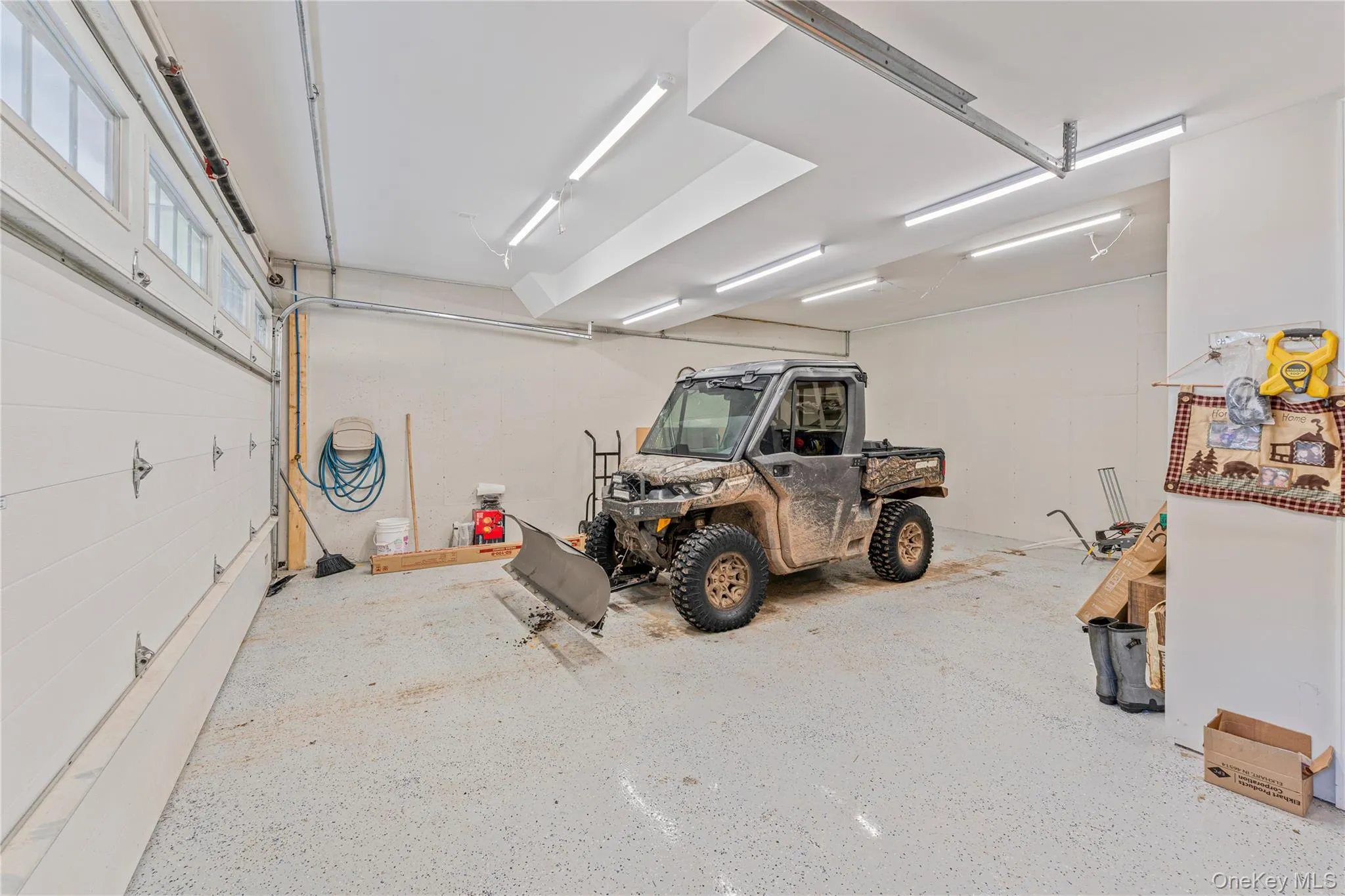 View of 2 car garage at house View of 2 car garage at house