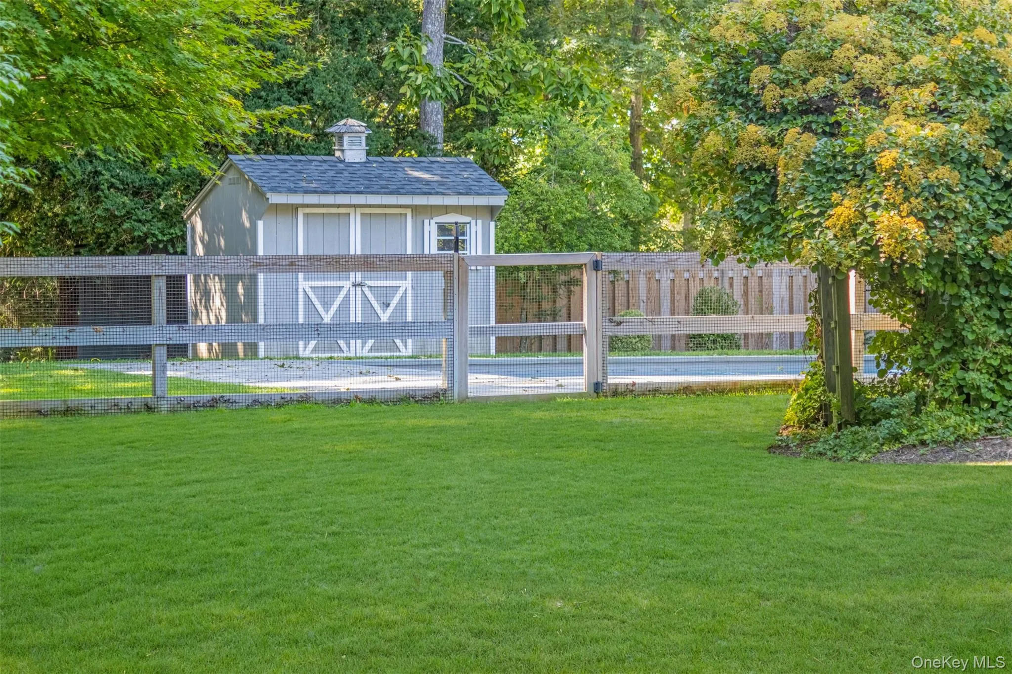View of yard featuring an outbuilding View of yard featuring an outbuilding