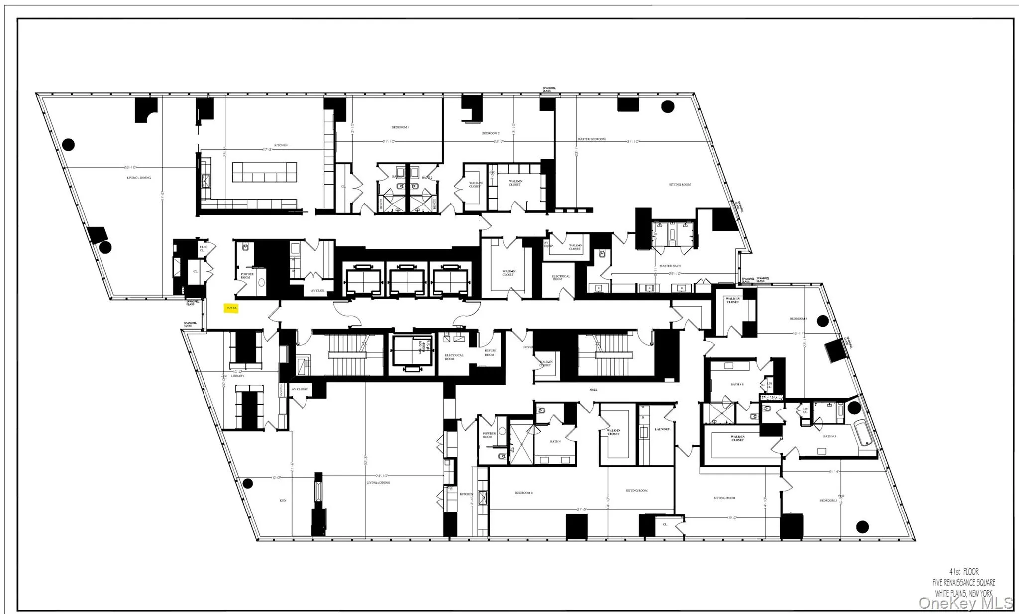 Entire 41st Floor Plan Entire 41st Floor Plan