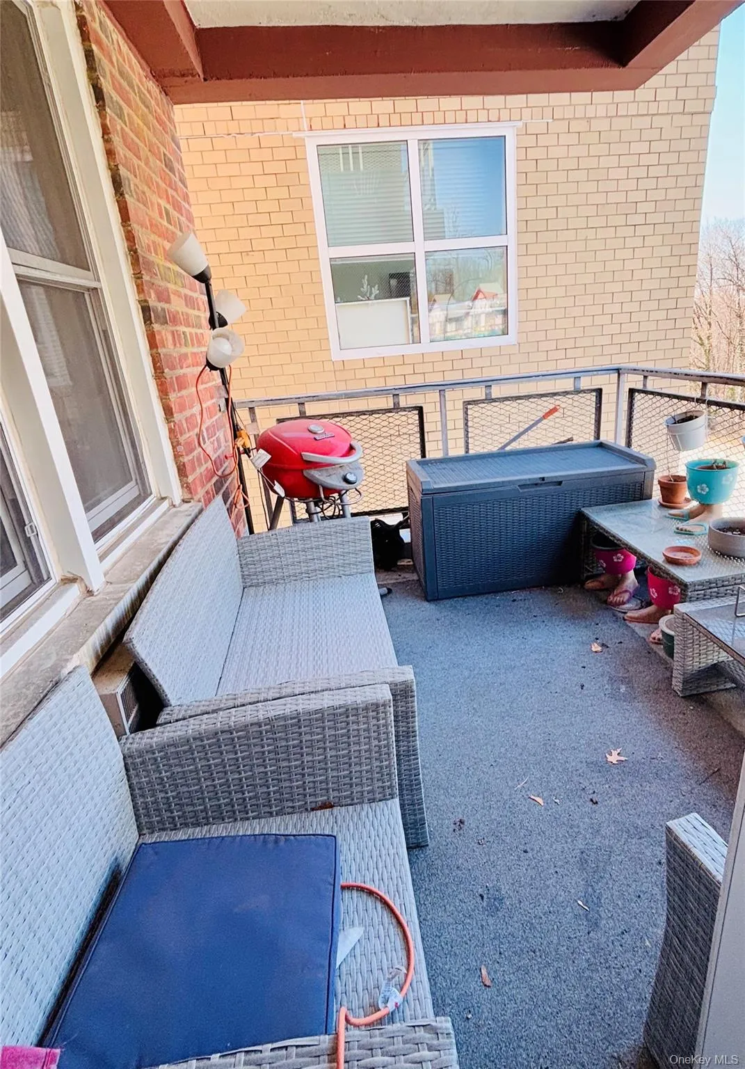 View of balcony accessible from the living room View of balcony accessible from the living room