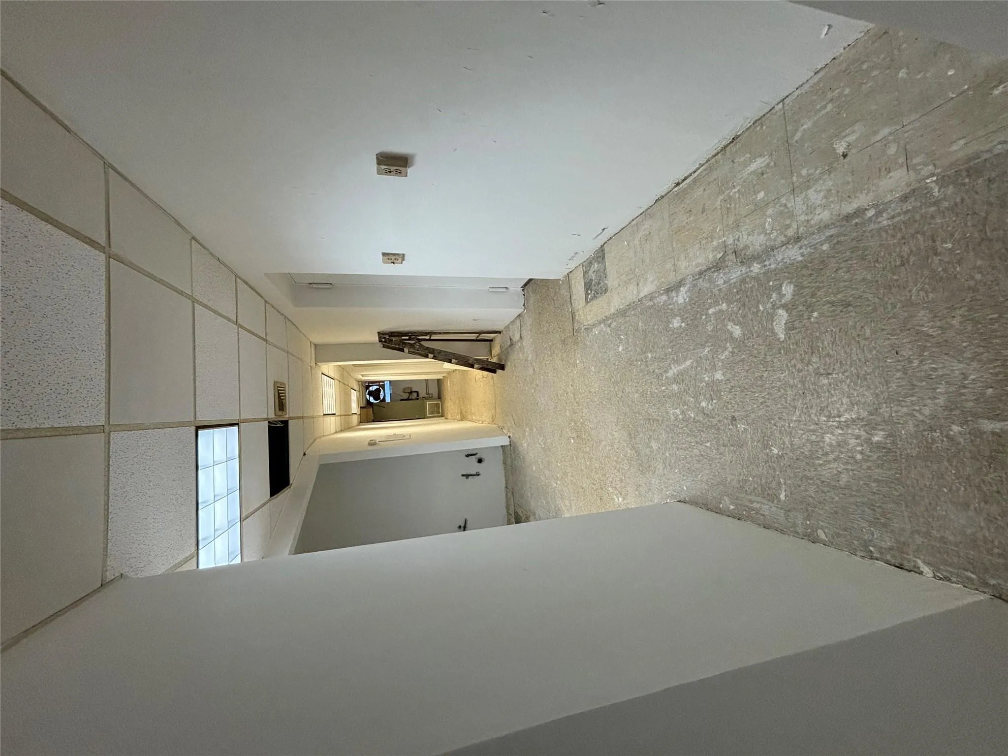 Hallway view to back rooms Hallway view to back rooms