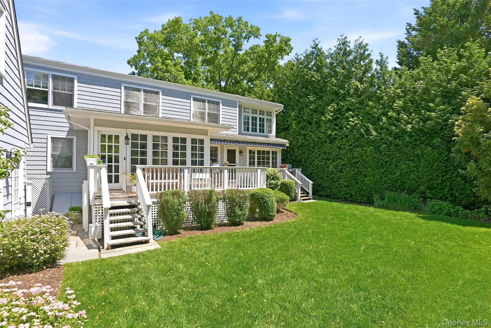 Mature trees in both the back and front yard offer so much privacy Mature trees in both the back and front yard offer so much privacy
