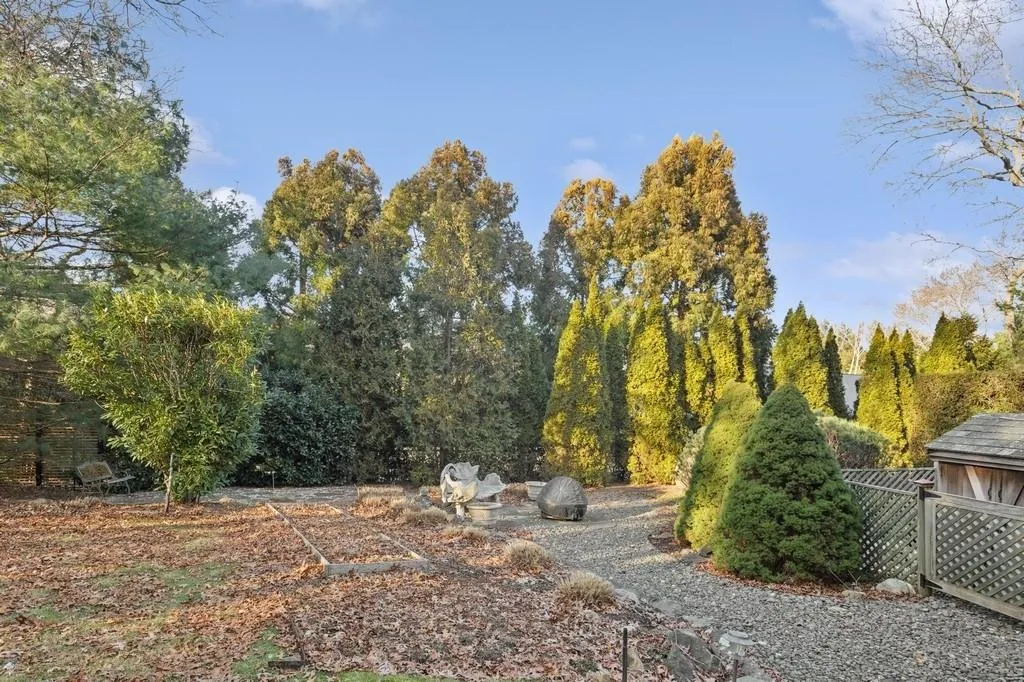 View of yard featuring fence View of yard featuring fence