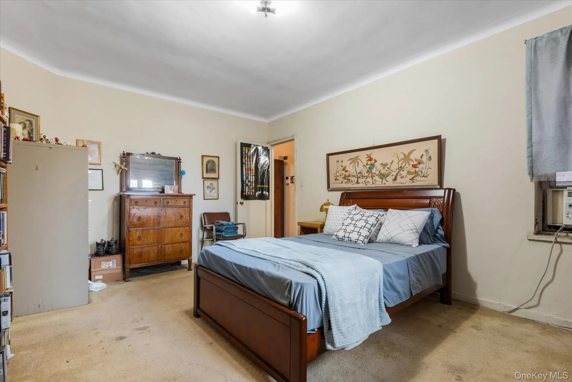 Bedroom with light colored carpet Bedroom with light colored carpet