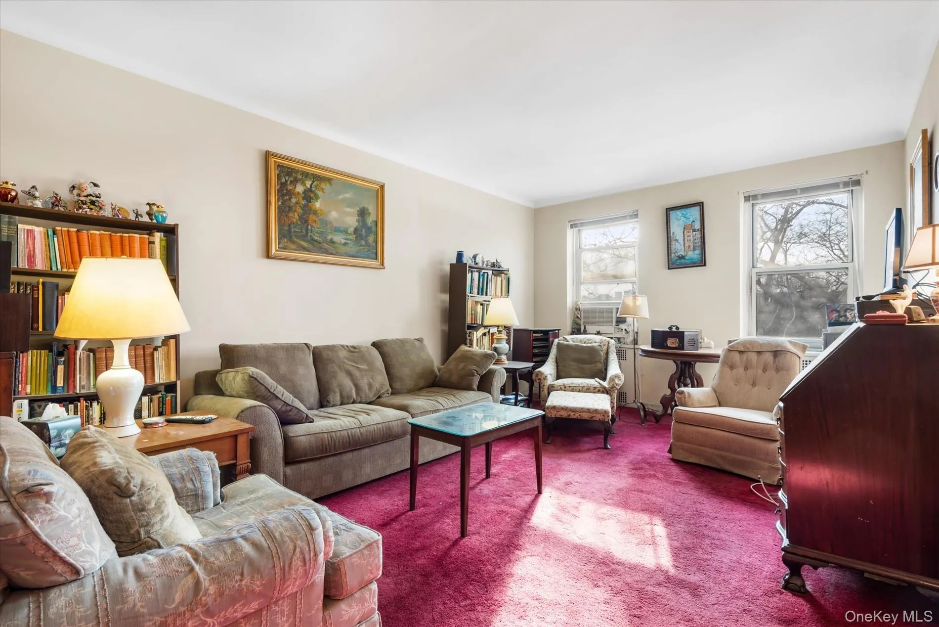 Living room featuring carpet floors Living room featuring carpet floors