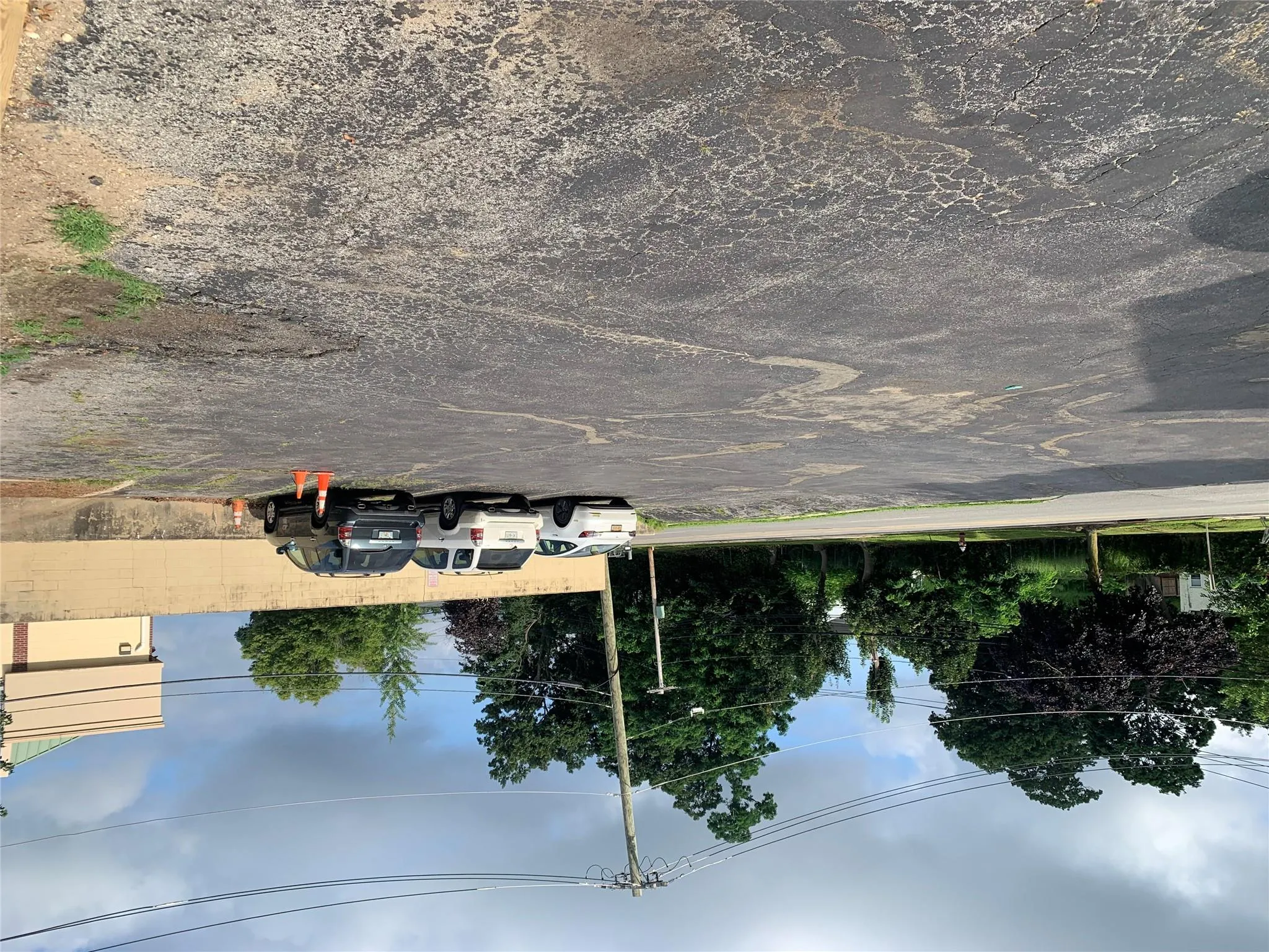 View of uncovered parking lot View of uncovered parking lot