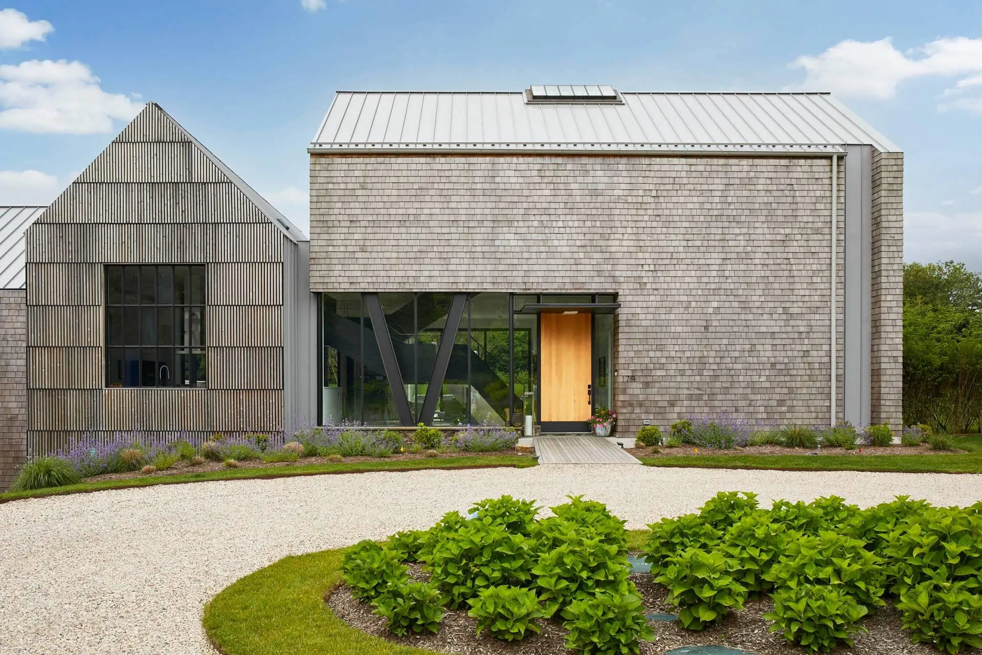 View of front of property with a standing seam roof and metal roof View of front of property with a standing seam roof and metal roof