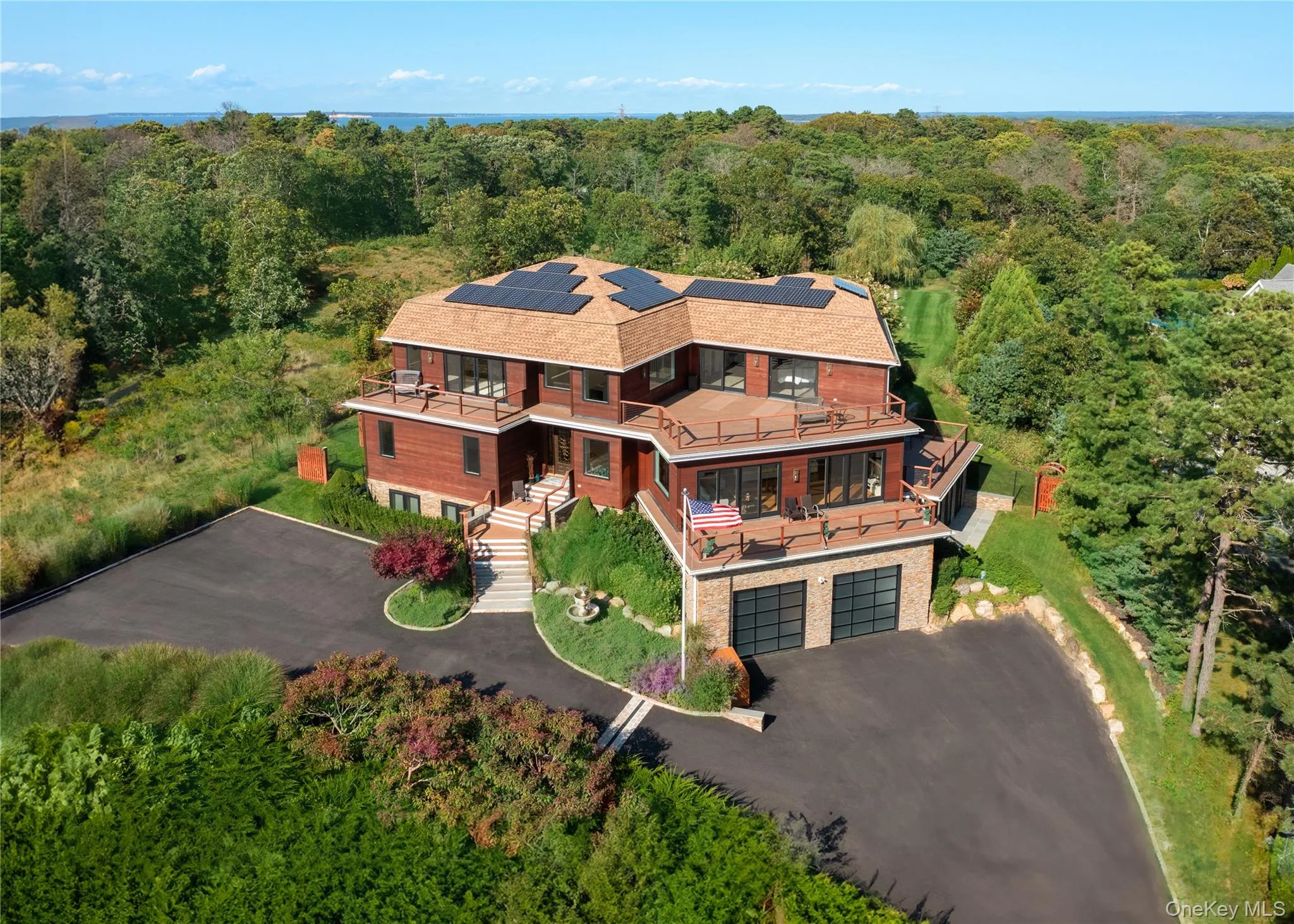 Bird's eye view with a wooded view Bird's eye view with a wooded view