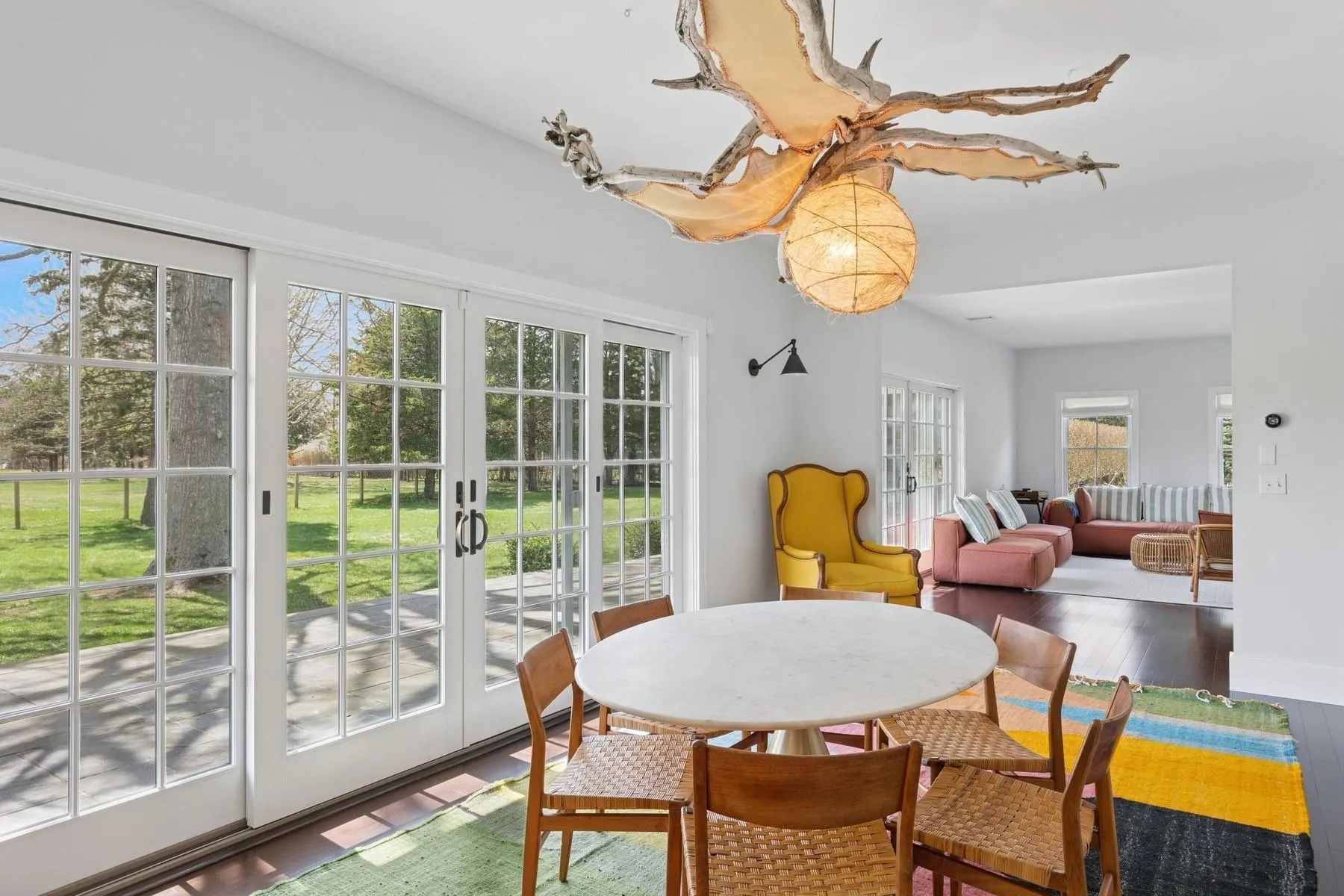 Sunroom featuring french doors Sunroom featuring french doors