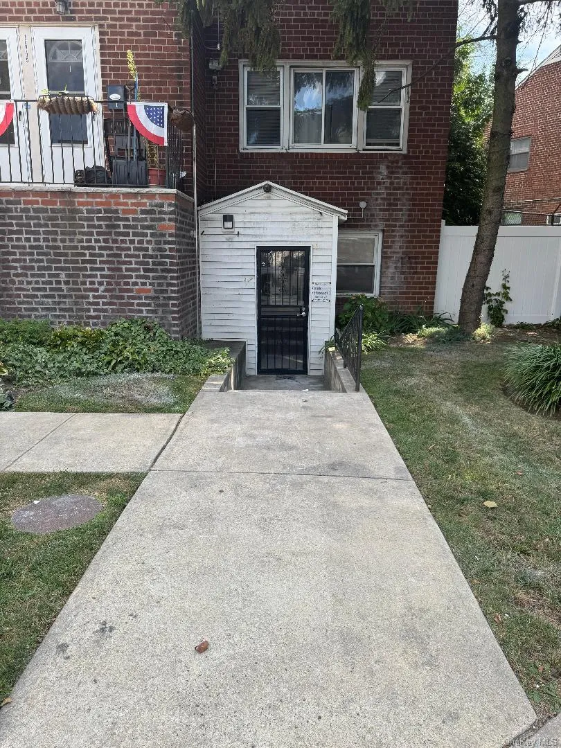 New Doorway to property featuring brick siding New Doorway to property featuring brick siding