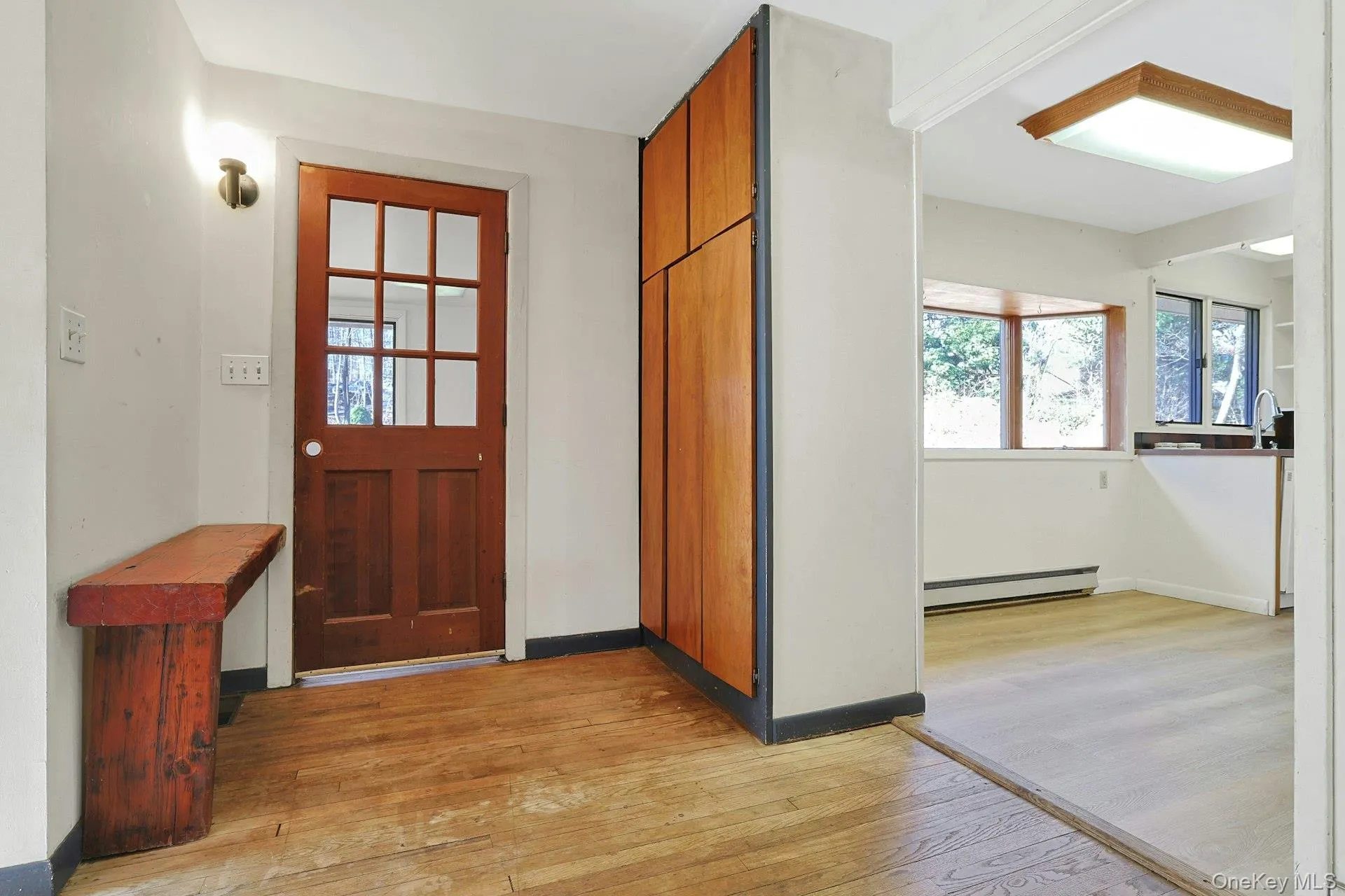 Across from the hall bathroom is this bonus space. Across from the hall bathroom is this bonus space.