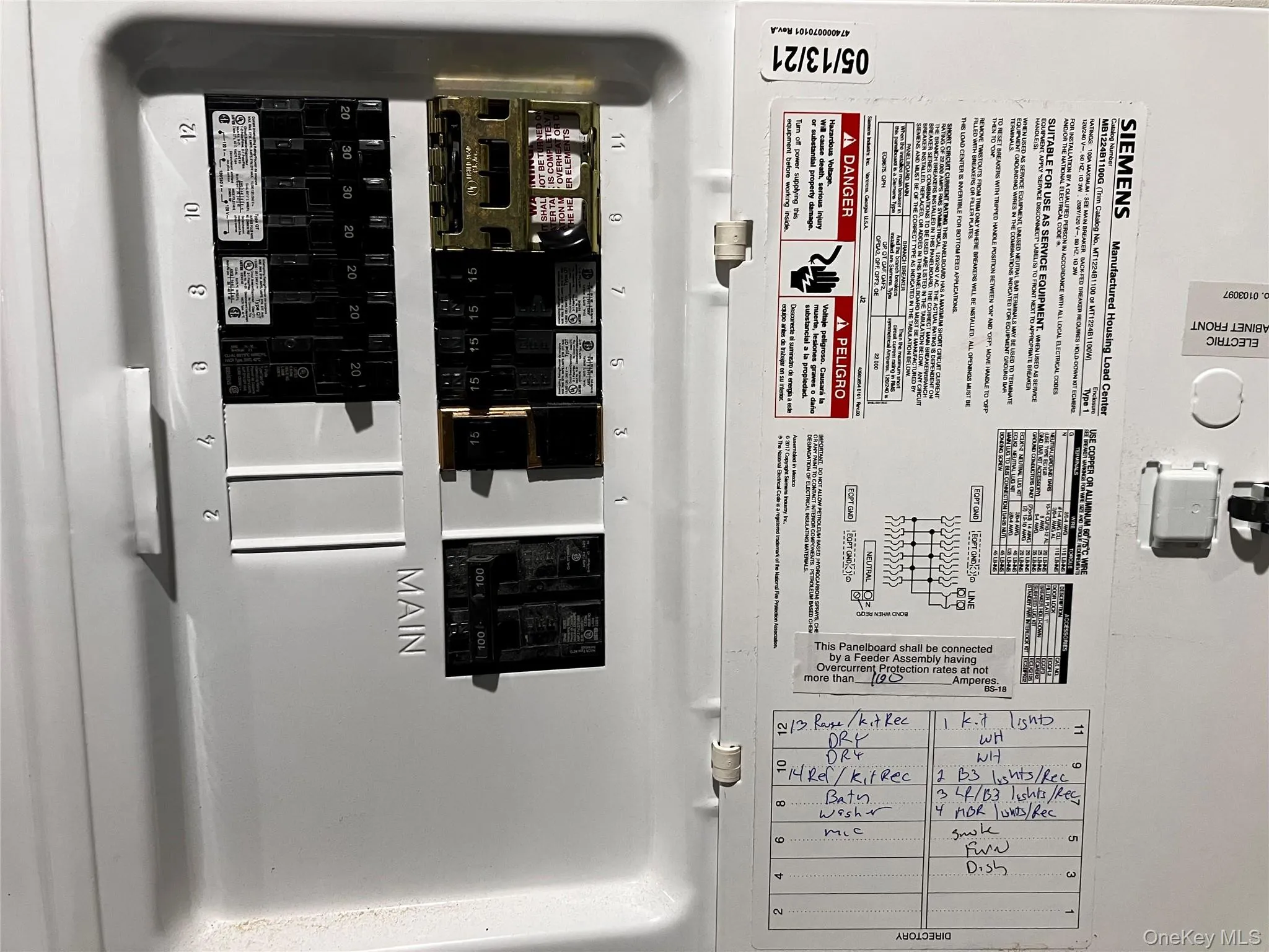 Utility room with electric panel Utility room with electric panel