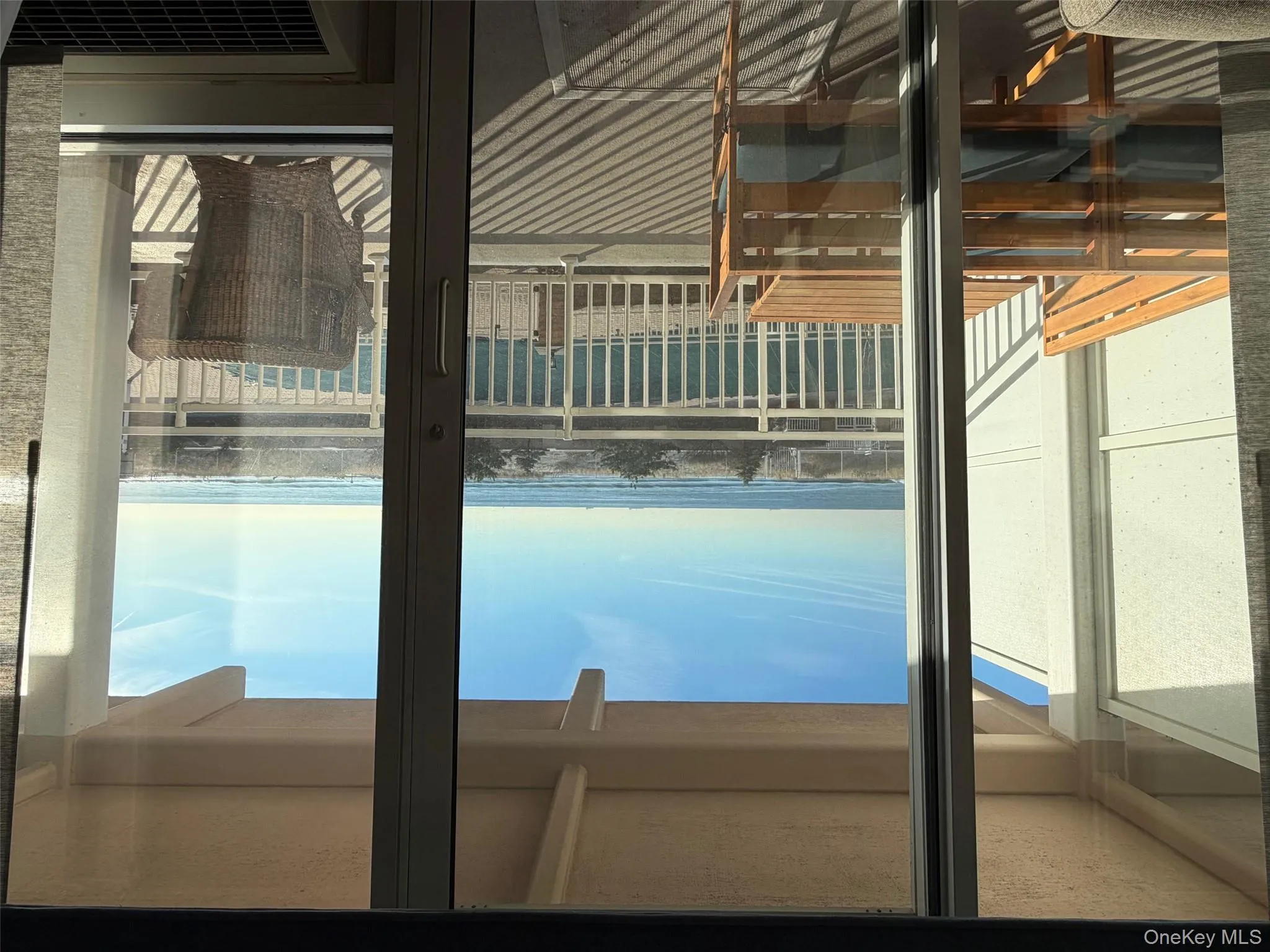 Balcony with a water view Balcony with a water view