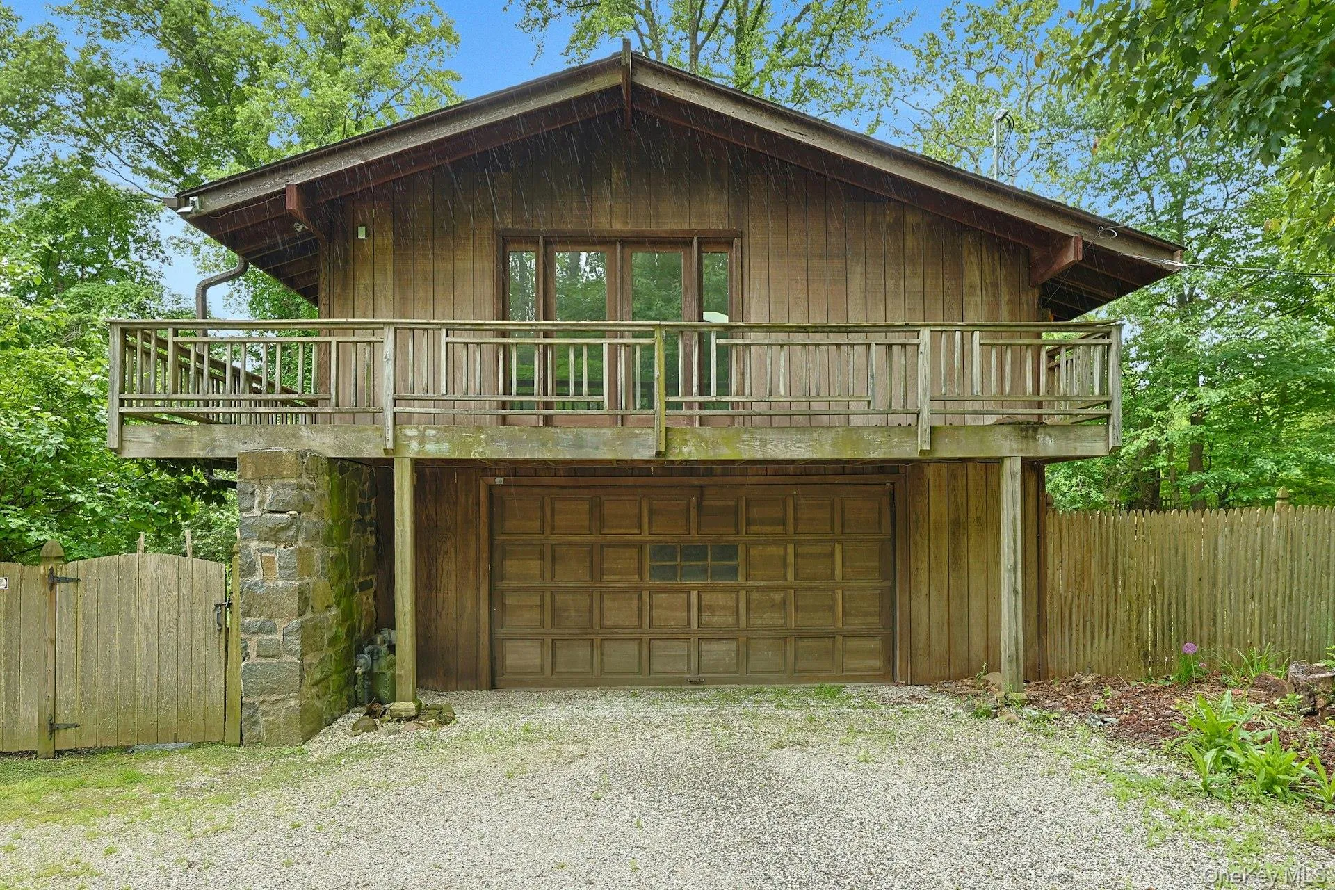 Separate studio above two-car garage. Separate studio above two-car garage.