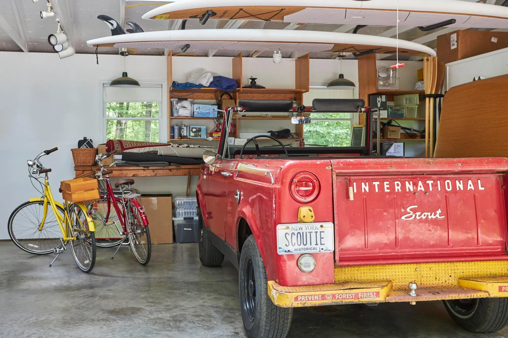 View of garage, paddleboards,bikes,treadmill... View of garage, paddleboards,bikes,treadmill...