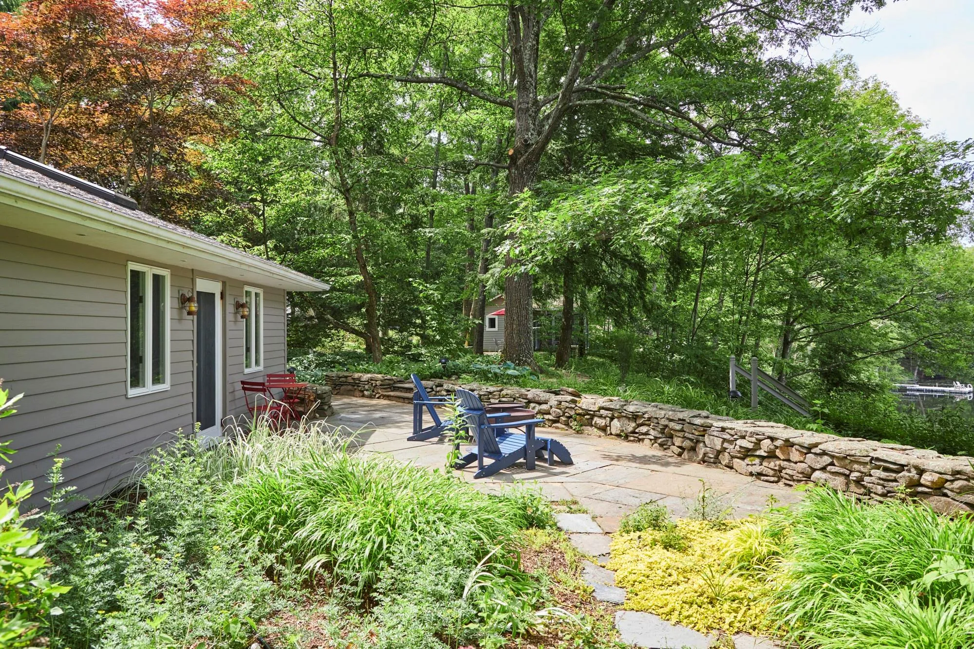 View of yard with a patio area View of yard with a patio area