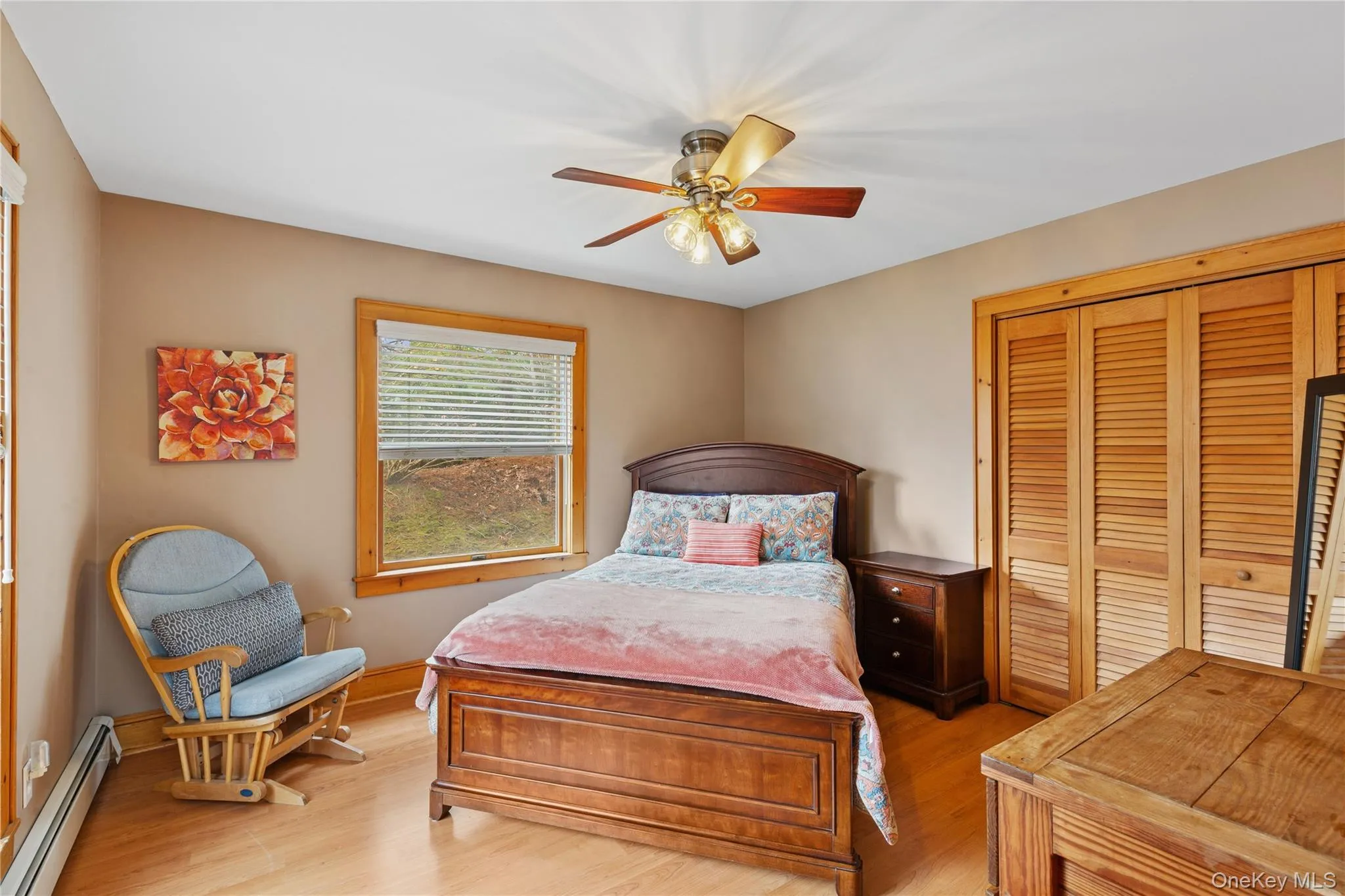 Second of 2 First Floor Bedrooms Off Great Room. Great Light. Wood Floors. Queen Sized Bed. Large Closet for Storage Second of 2 First Floor Bedrooms Off Great Room. Great Light. Wood Floors. Queen Sized Bed. Large Closet for Storage