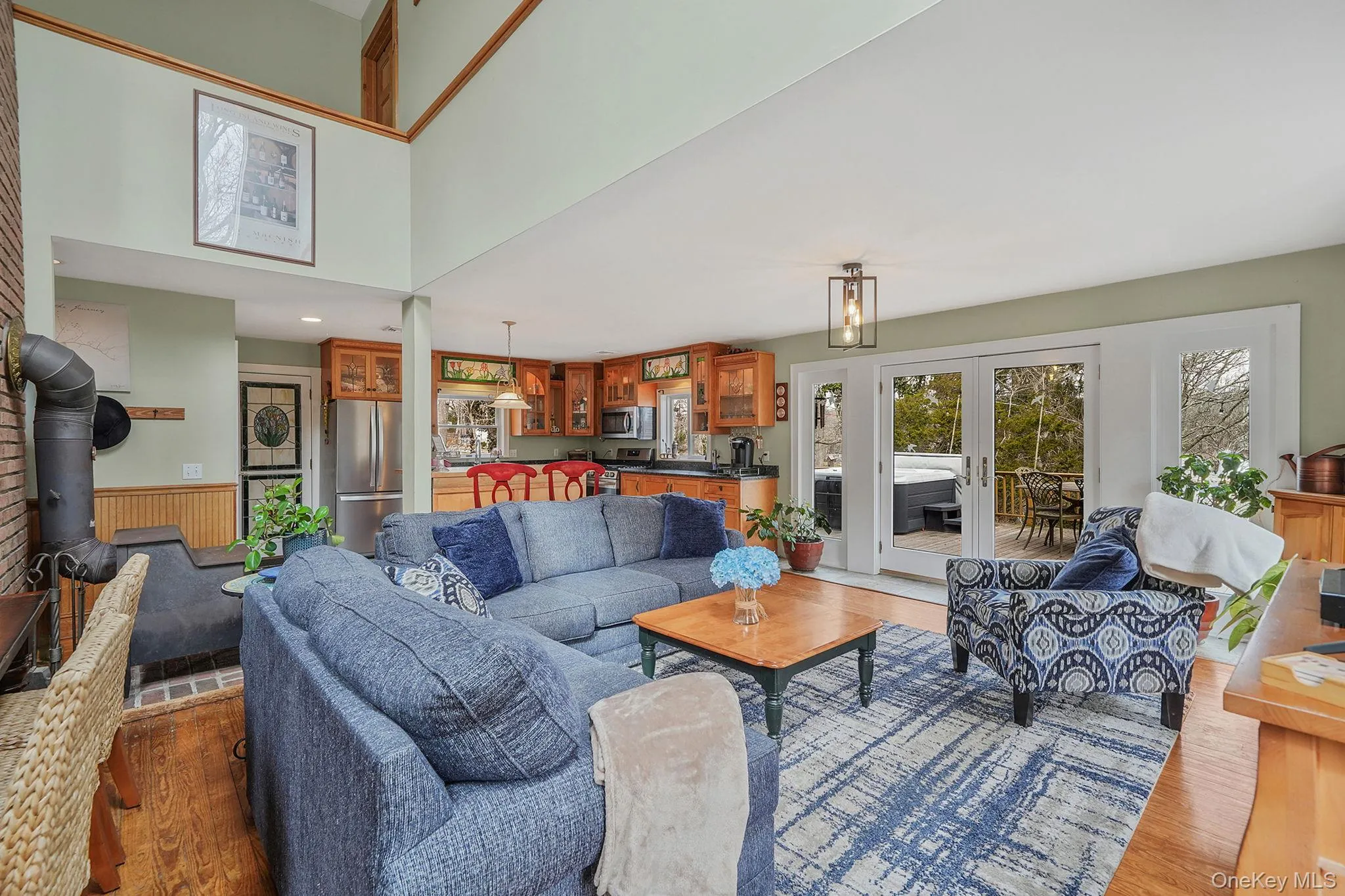 Living Room Open to All. View to Kitchen Living Room Open to All. View to Kitchen