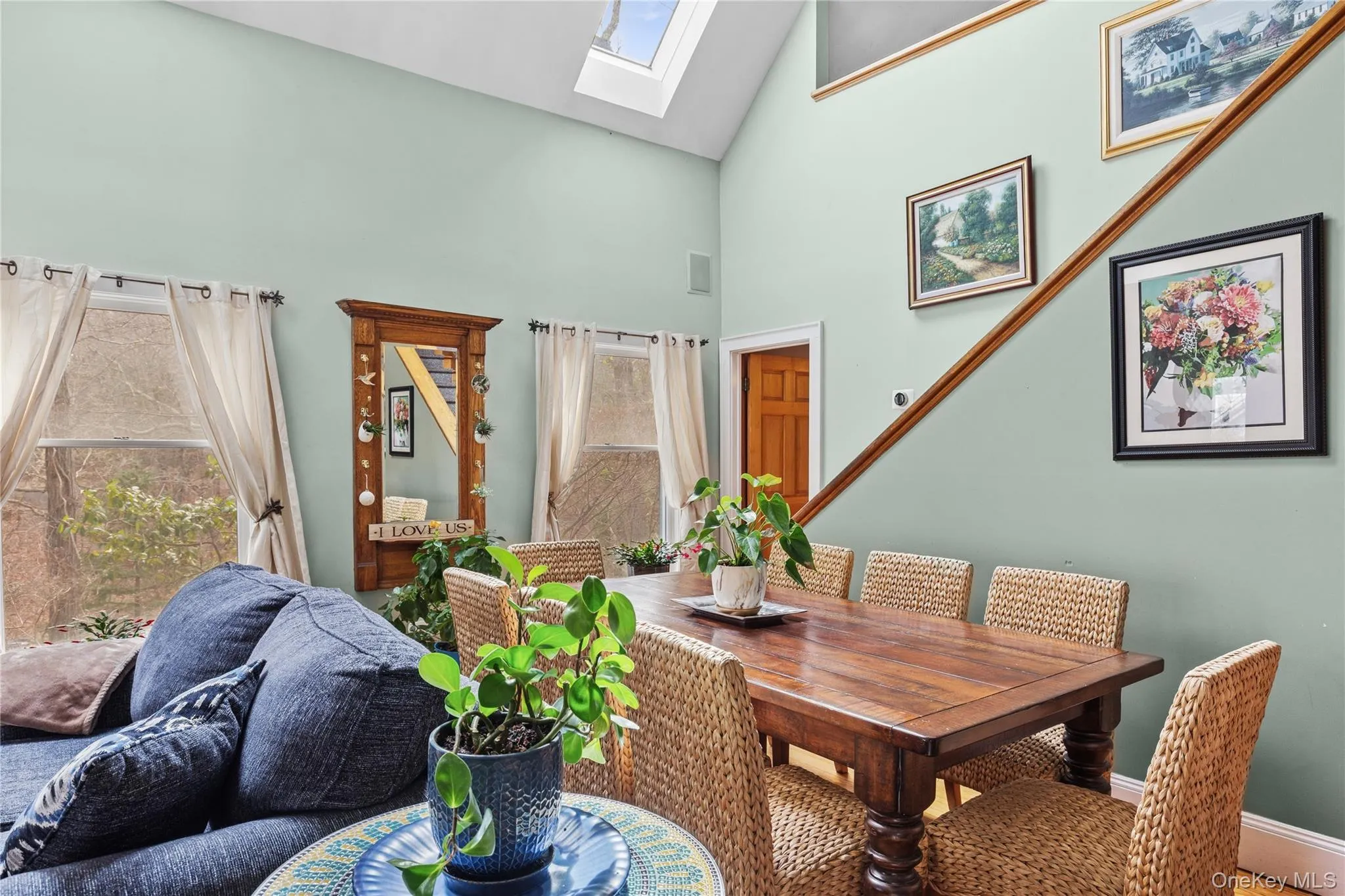 Designated Dining Area. View of Doorway to Second Bedroom on First Floor Designated Dining Area. View of Doorway to Second Bedroom on First Floor