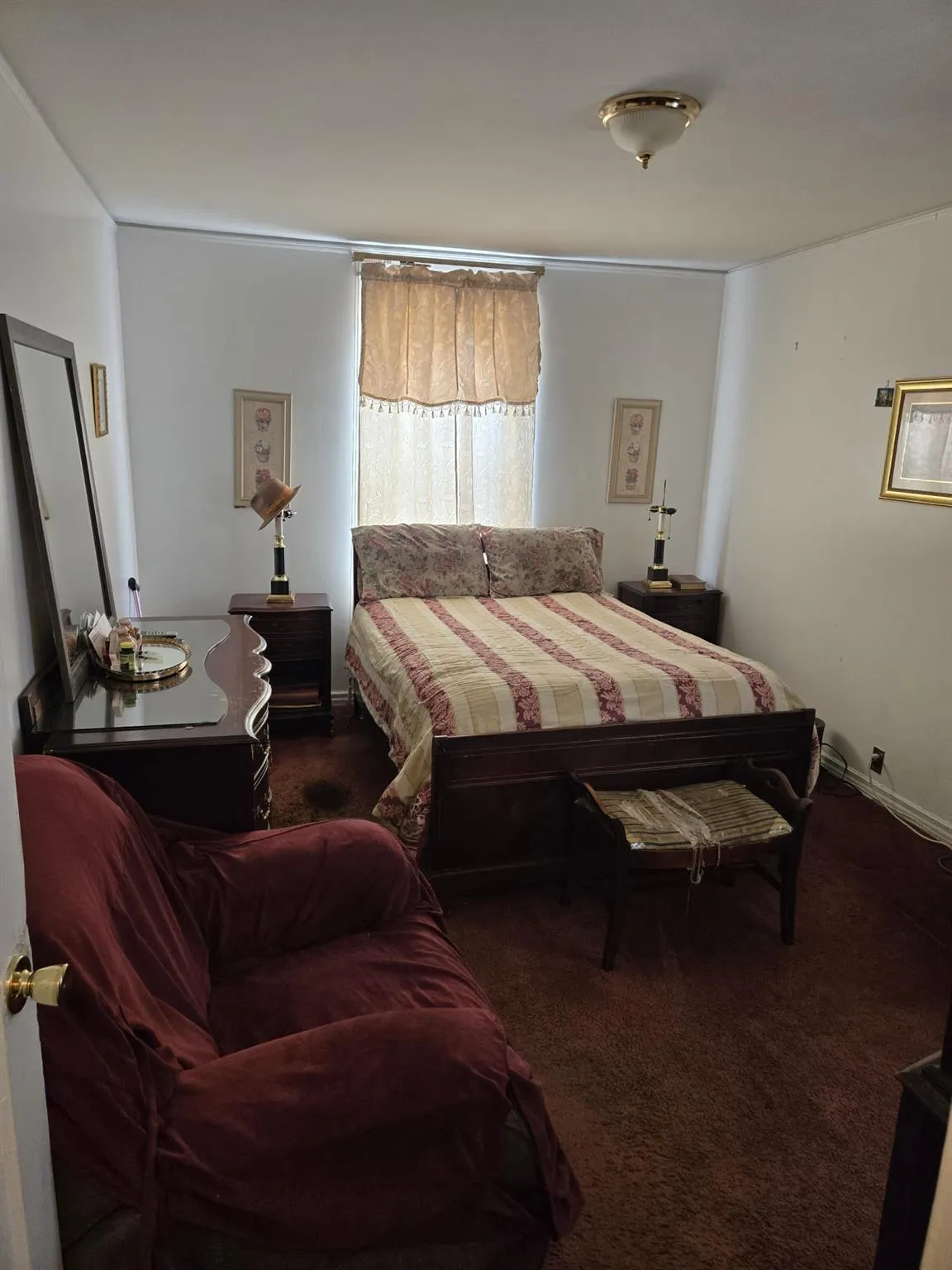 Bedroom with carpet Bedroom with carpet