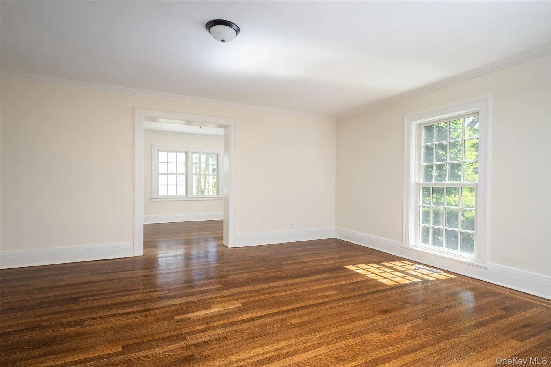 Formal dining room with butler's door leading to eat-in-kitchen Formal dining room with butler's door leading to eat-in-kitchen