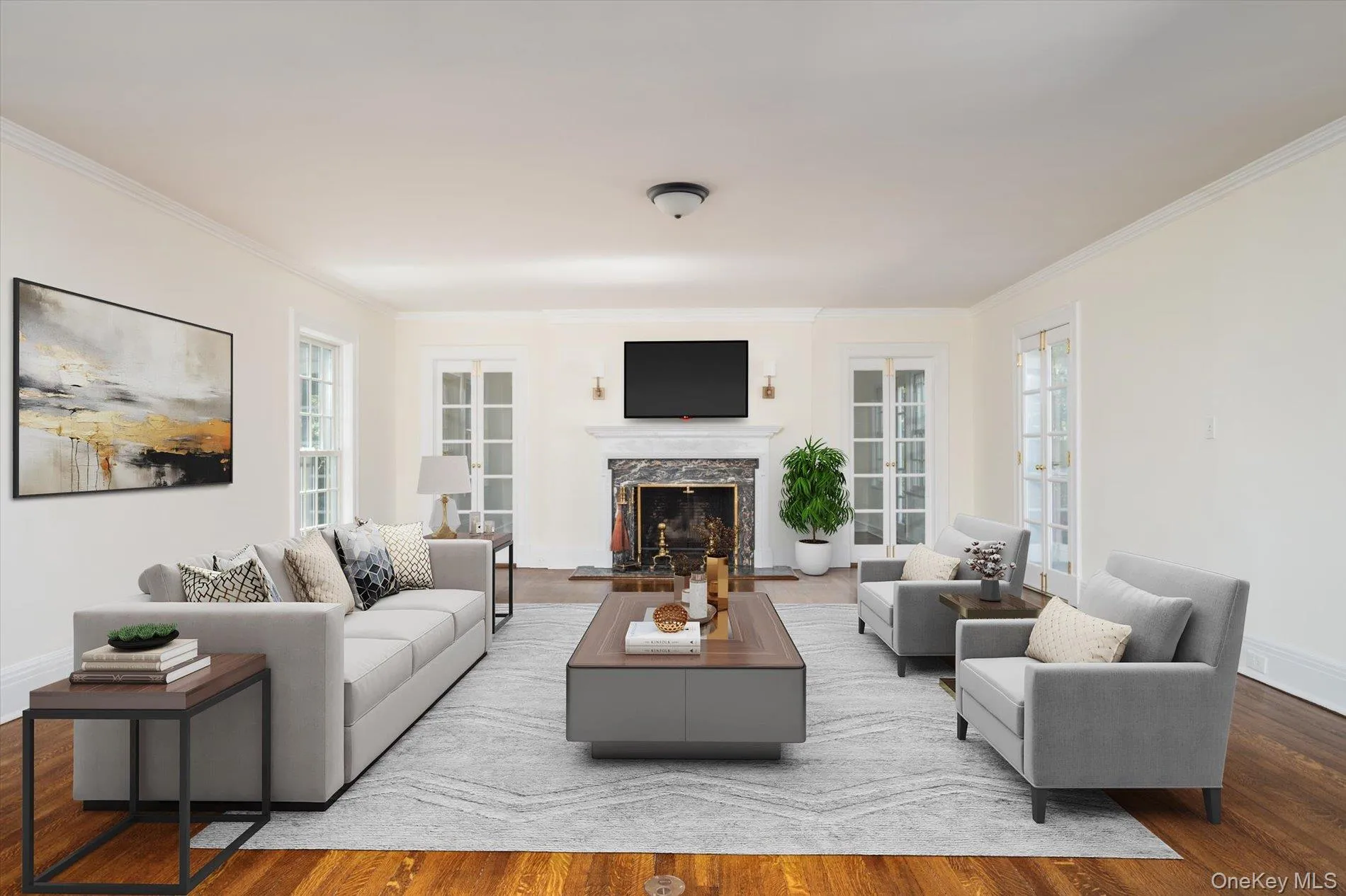 Virtually Staged Living Room on Main Level Virtually Staged Living Room on Main Level