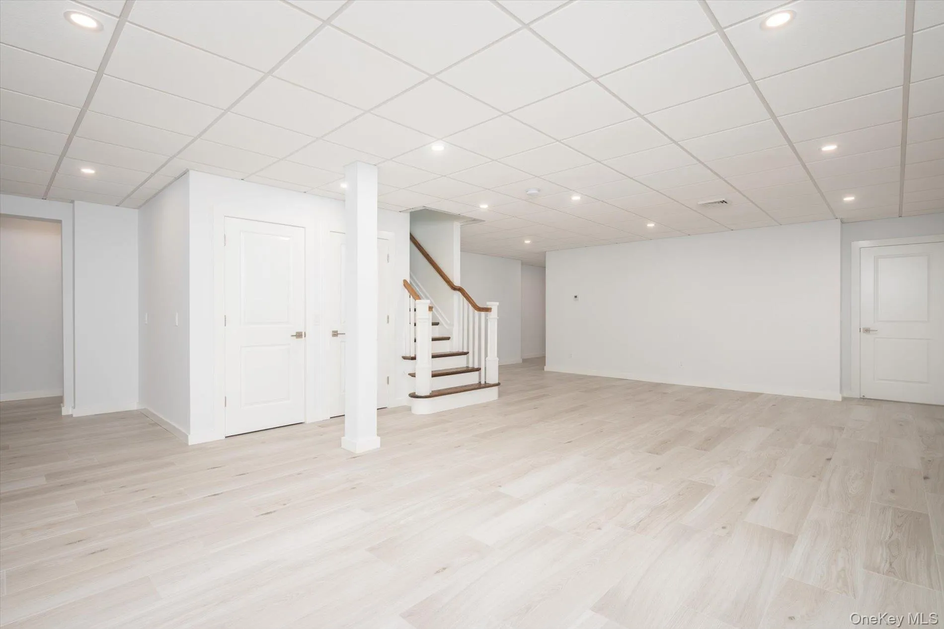 Full finished basement featuring high ceilings, storage, media, wine and recreation rooms Full finished basement featuring high ceilings, storage, media, wine and recreation rooms