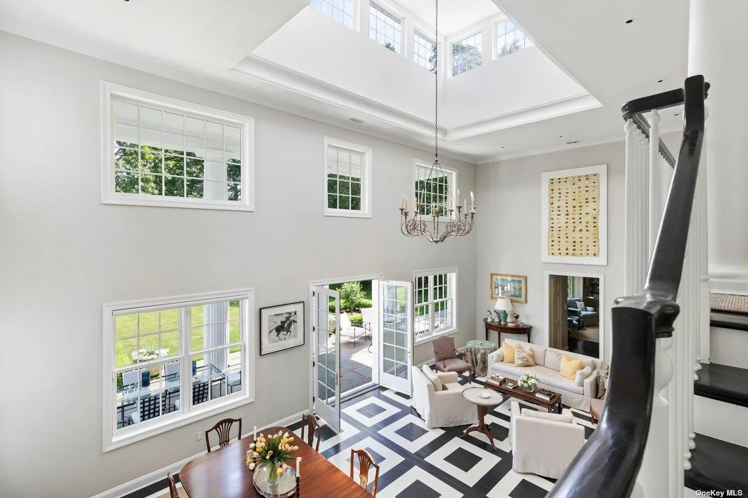 Double height great room Double height great room