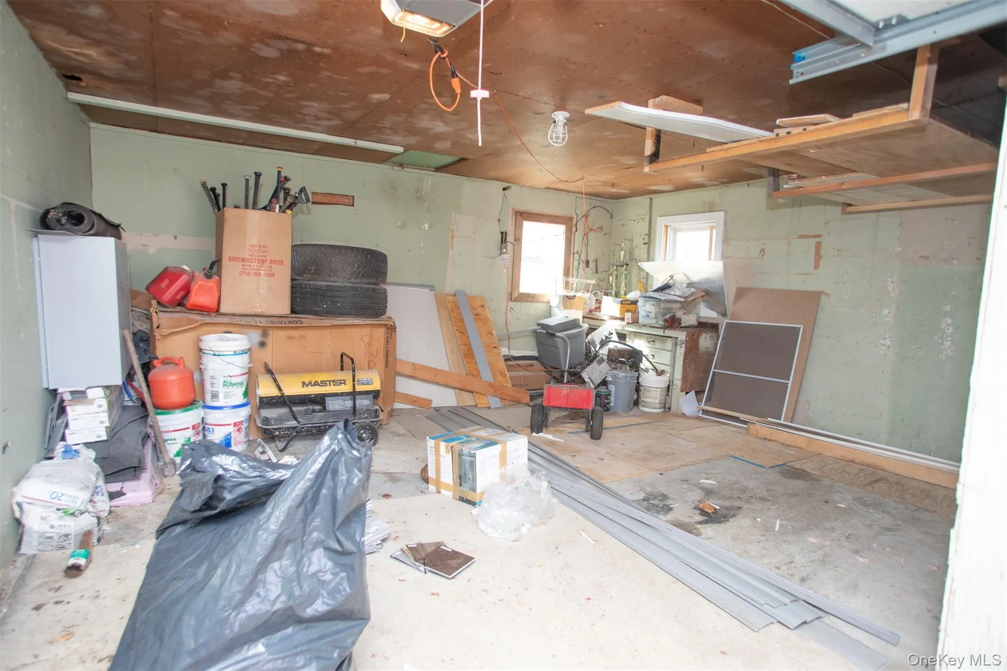 Garage featuring a garage door opener Garage featuring a garage door opener