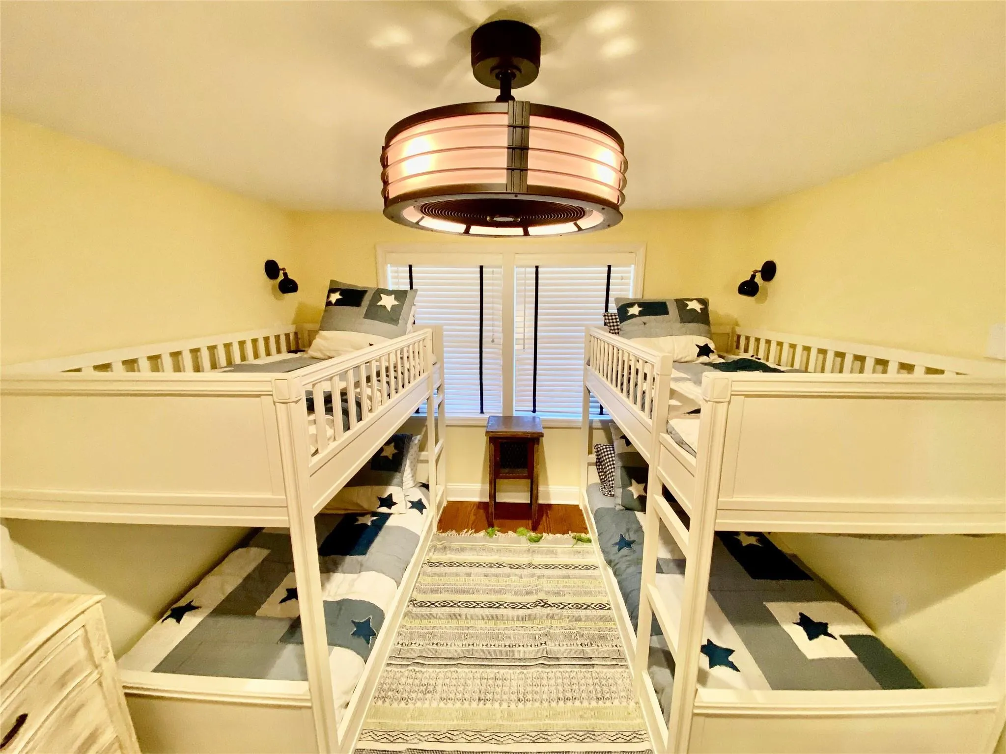 Bedroom with wood finished floors Bedroom with wood finished floors