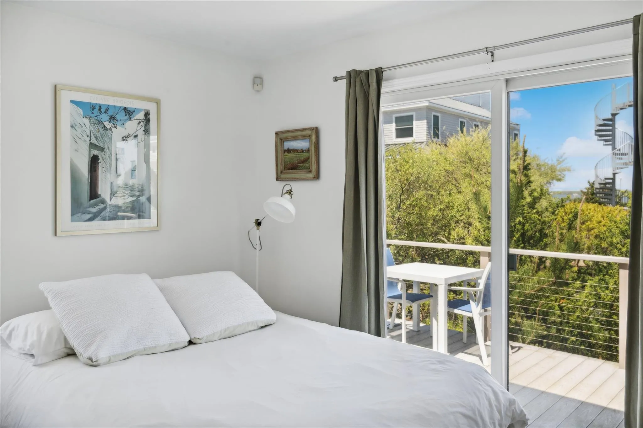 Bedroom with wood finished floors Bedroom with wood finished floors