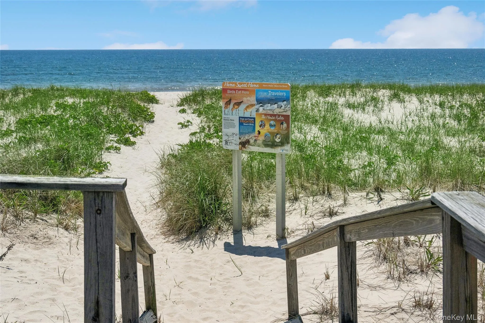 View of water feature with a beach view View of water feature with a beach view